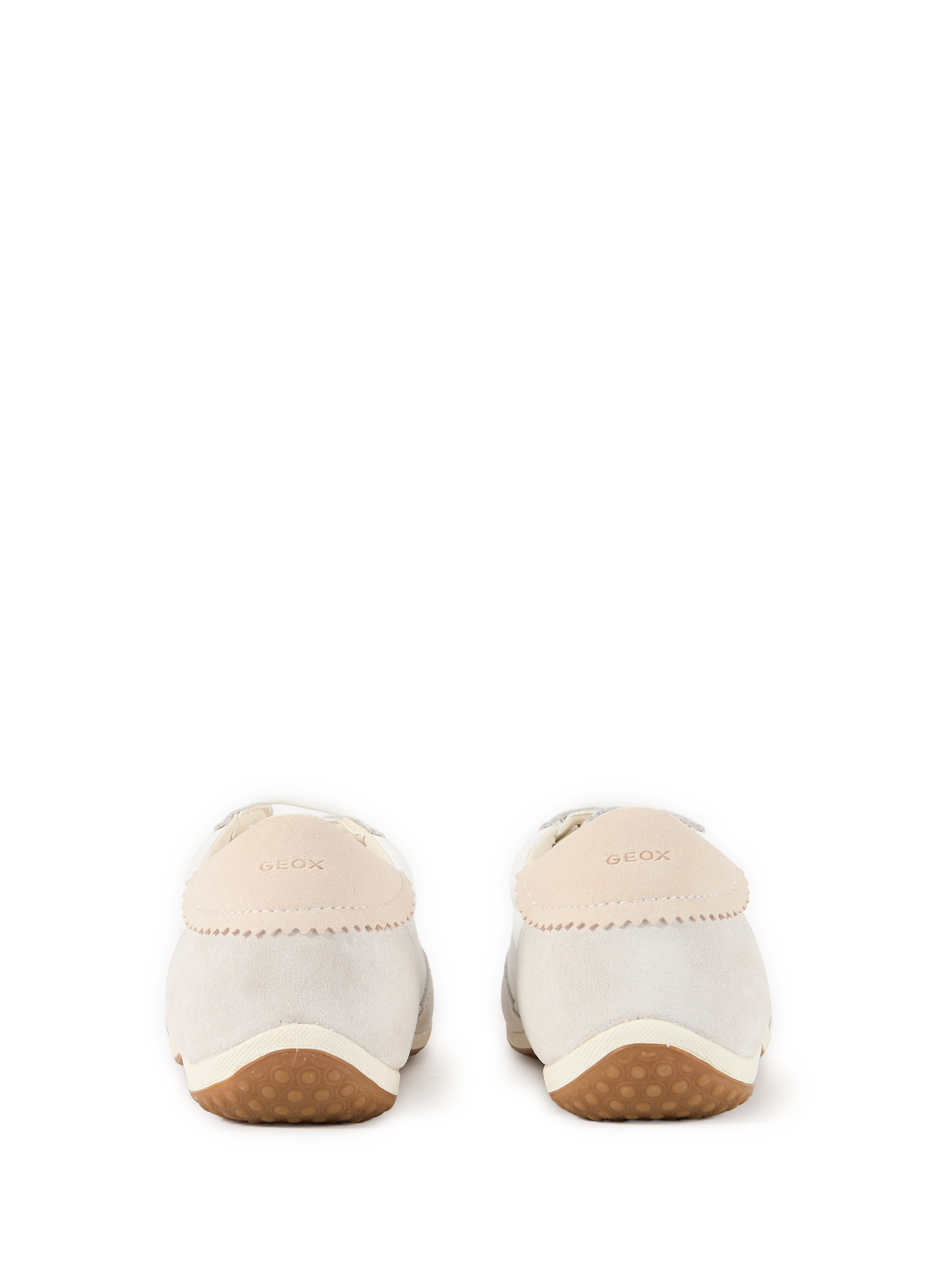 Baskets Vega en cuir GEOX Blanc