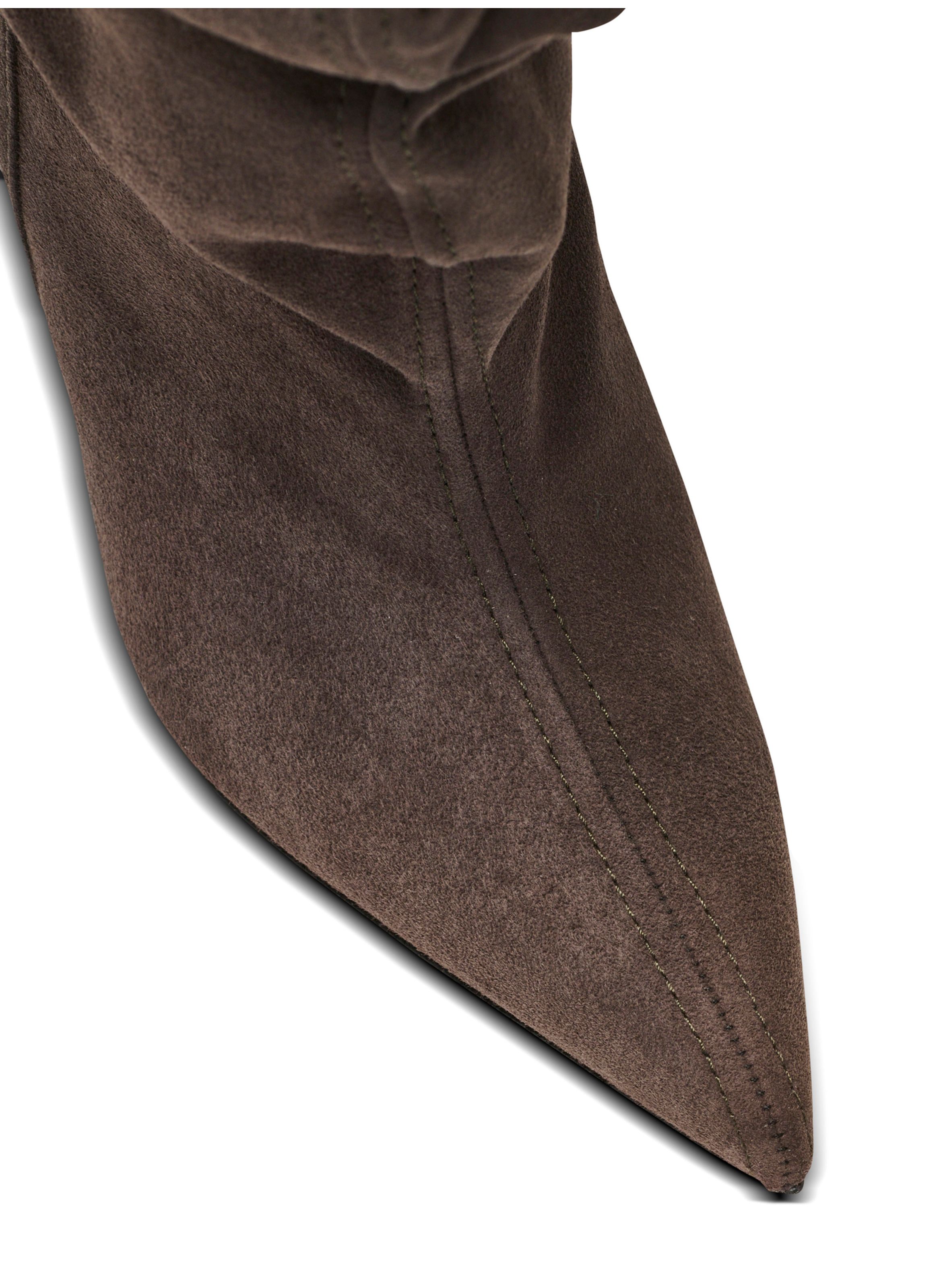 Bottines « no wedge » en cuir suédé BALMAIN Gris