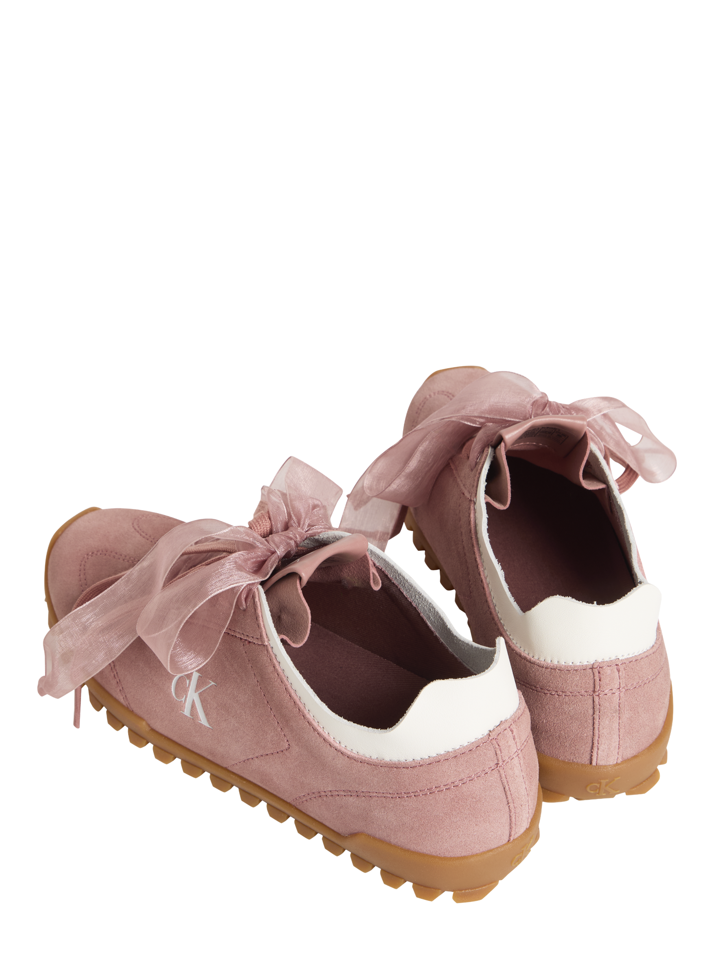 Low-top suede running sneakers Murica CALVIN KLEIN Pink