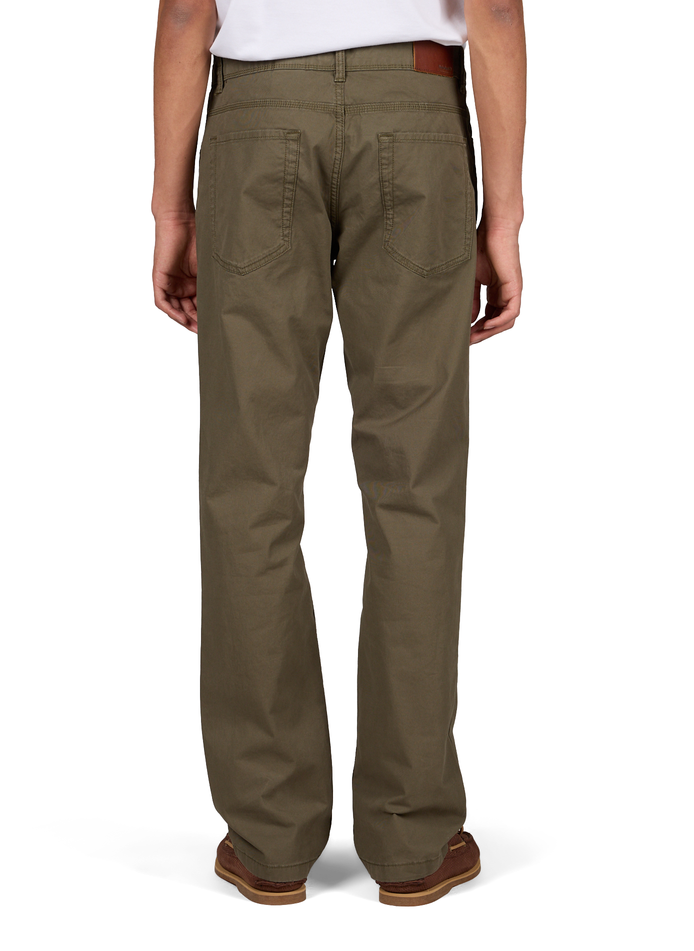 Broek in effen katoenmix TIMBERLAND Kaki