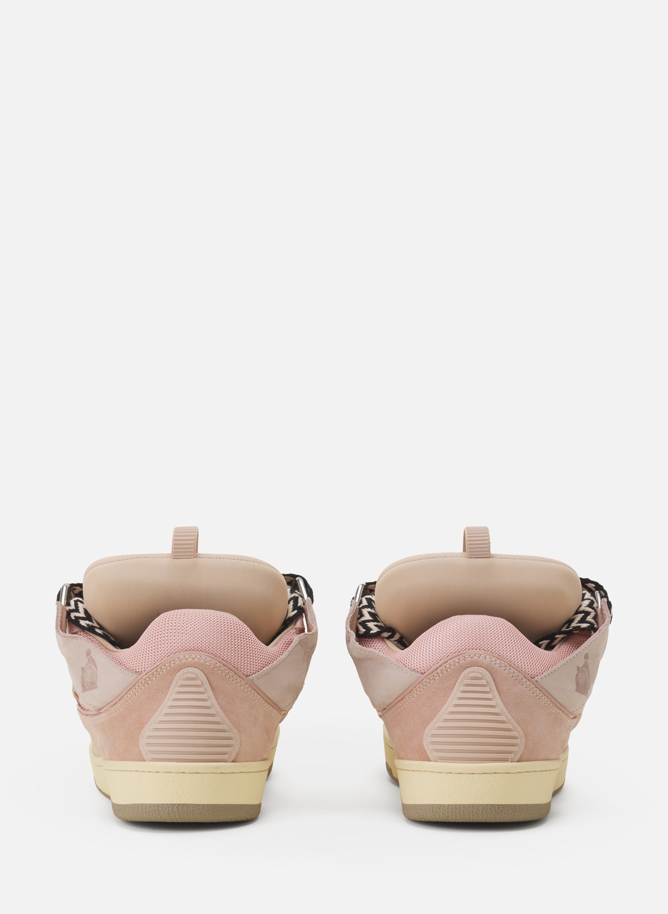 Sneakers curb en cuir LANVIN Rose