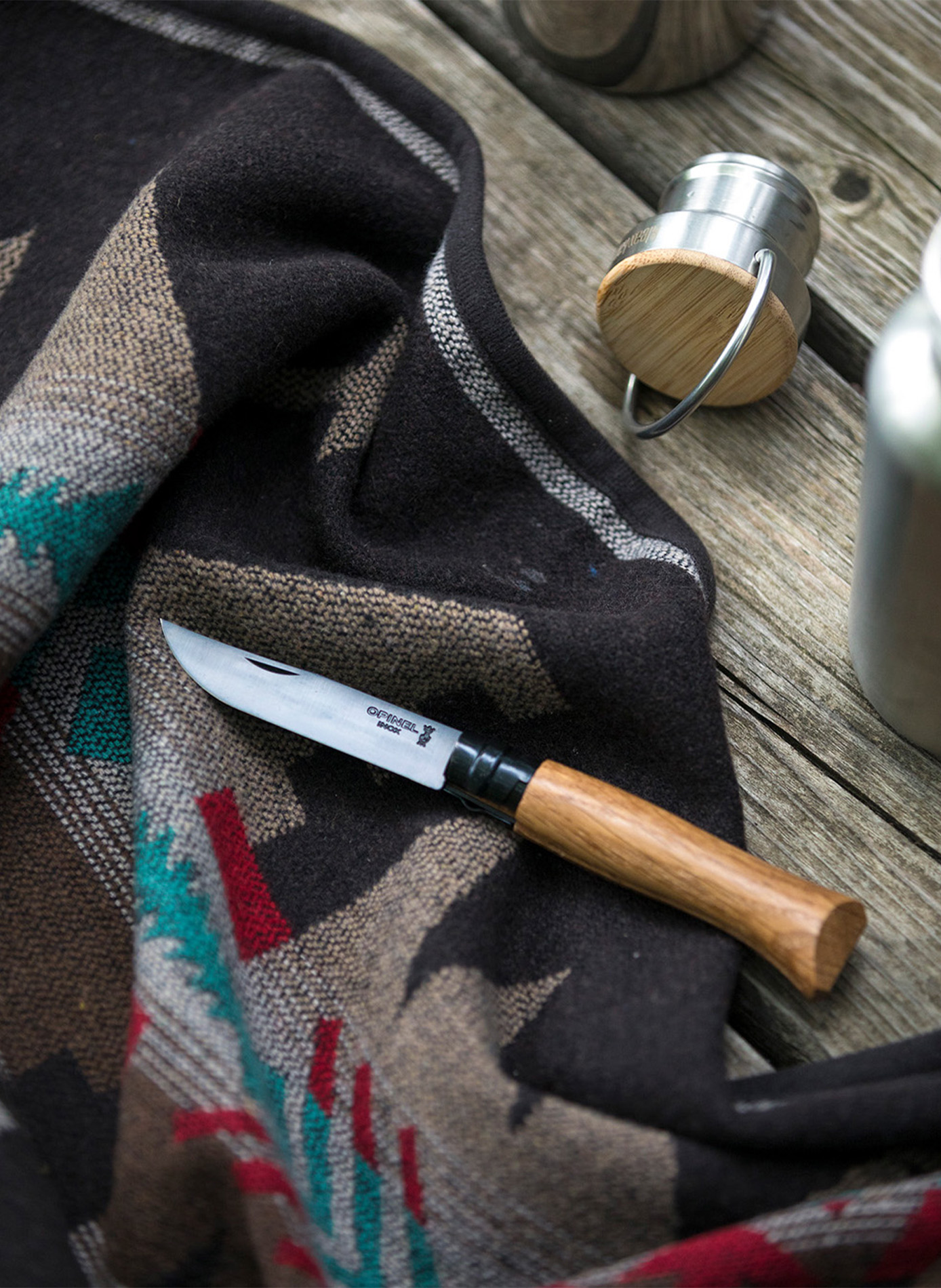 Couteau de poche Plumier en acier inoxydable OPINEL Noir