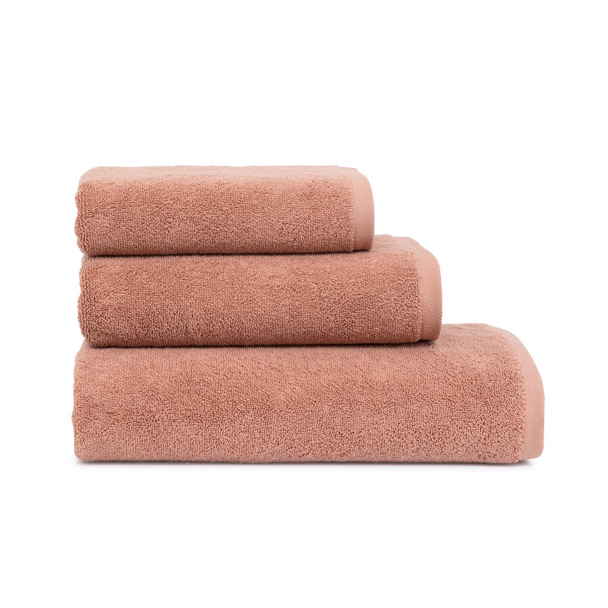 Serviette de toilette  en coton, ma douce DESFORGES Marron
