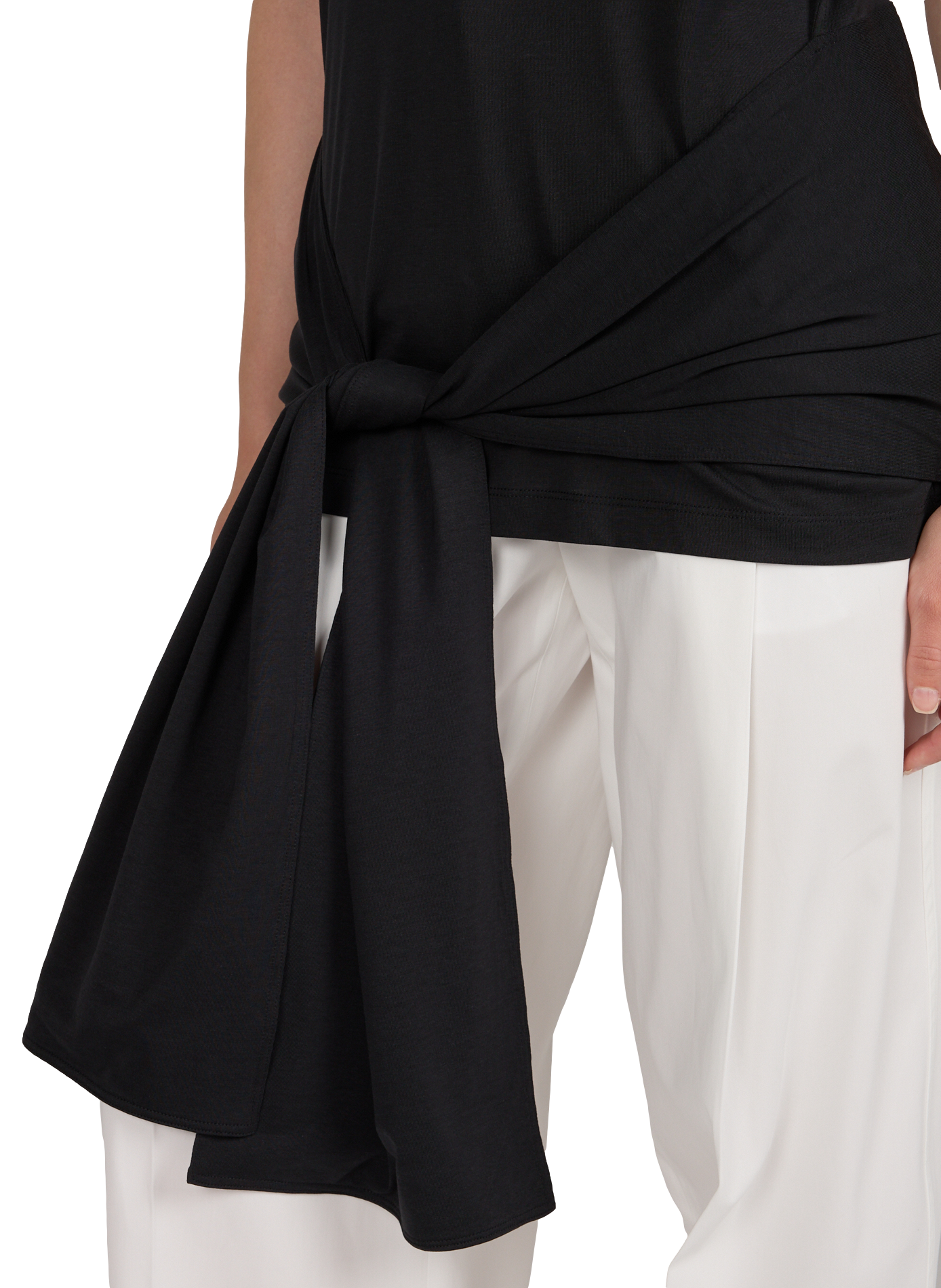 Tee-shirt droit TOTEME Noir