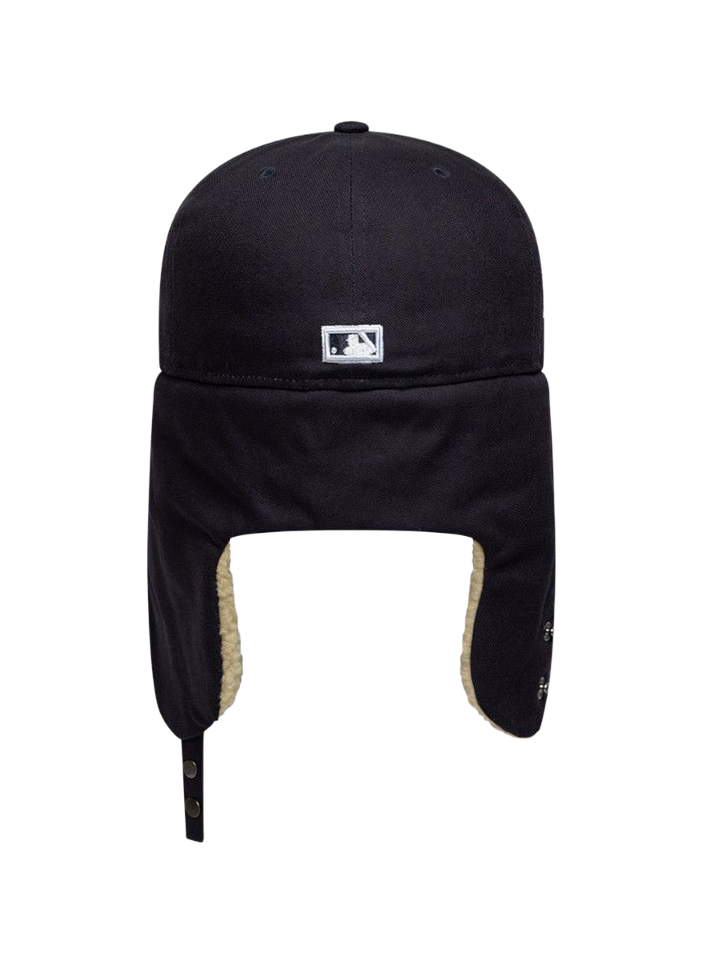 Baseballkappe mit gesticktem Logo aus Baumwolle NEW ERA Blau