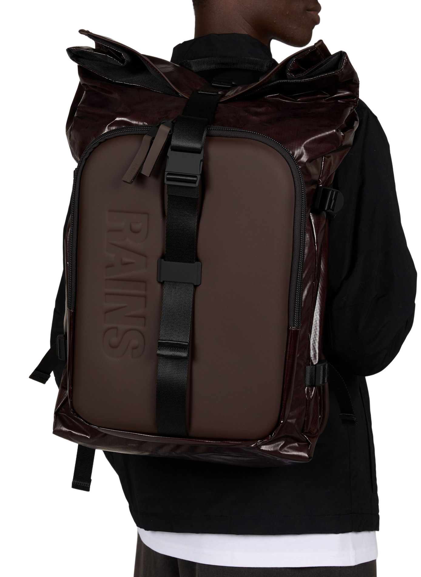 Sac à dos Sibu Shield imperméable RAINS Marron