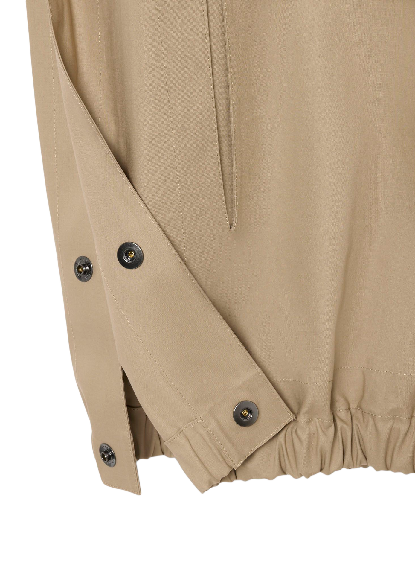 Veste à enfiler en coton LACOSTE Beige