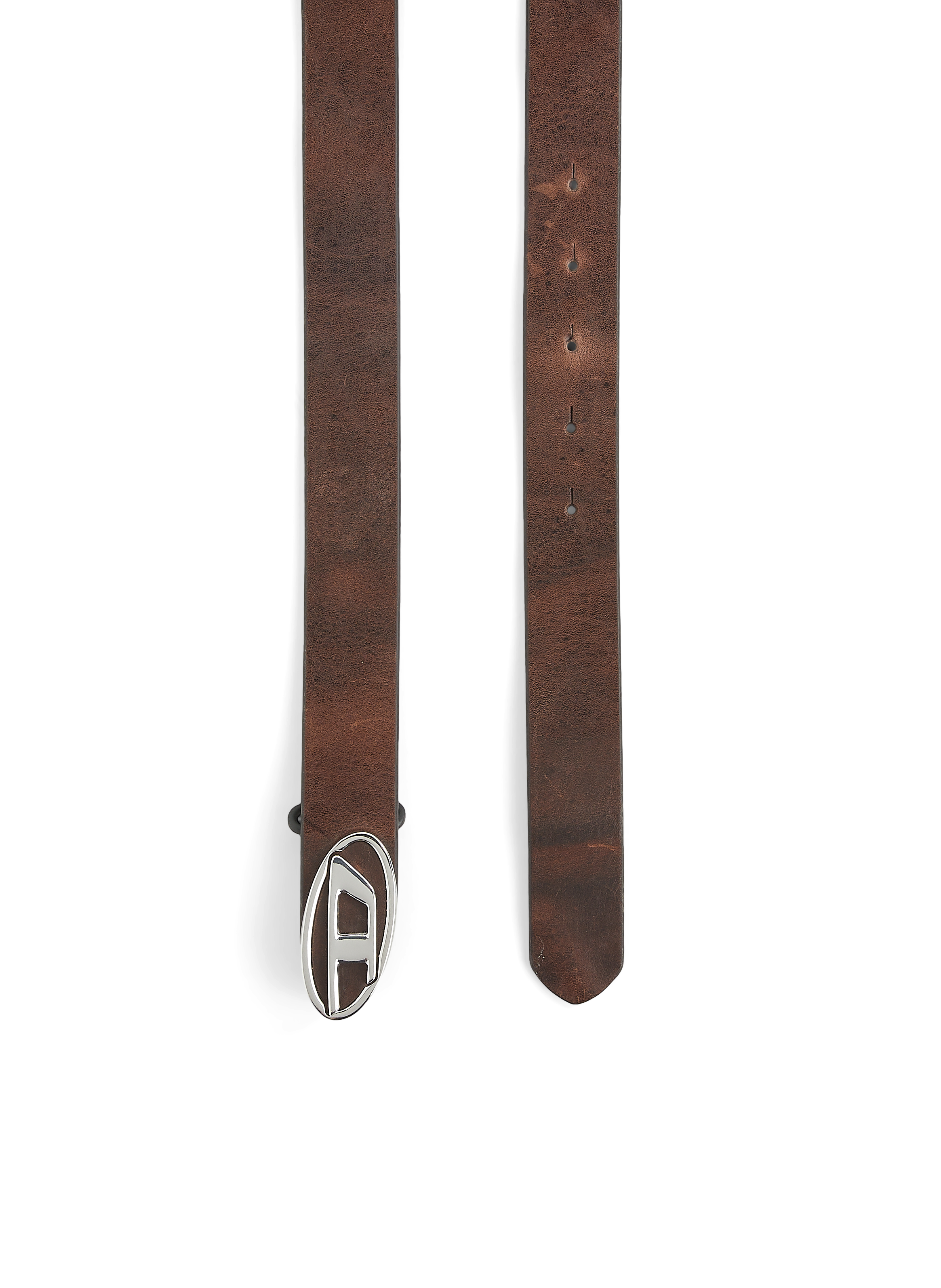 Dimensions: 4 cm (1.6 in)
	
	Plain-coloured
	
	Buckle
	
	Engraved logo on the inside
	
	Five-hole adjustment DIESEL Brown