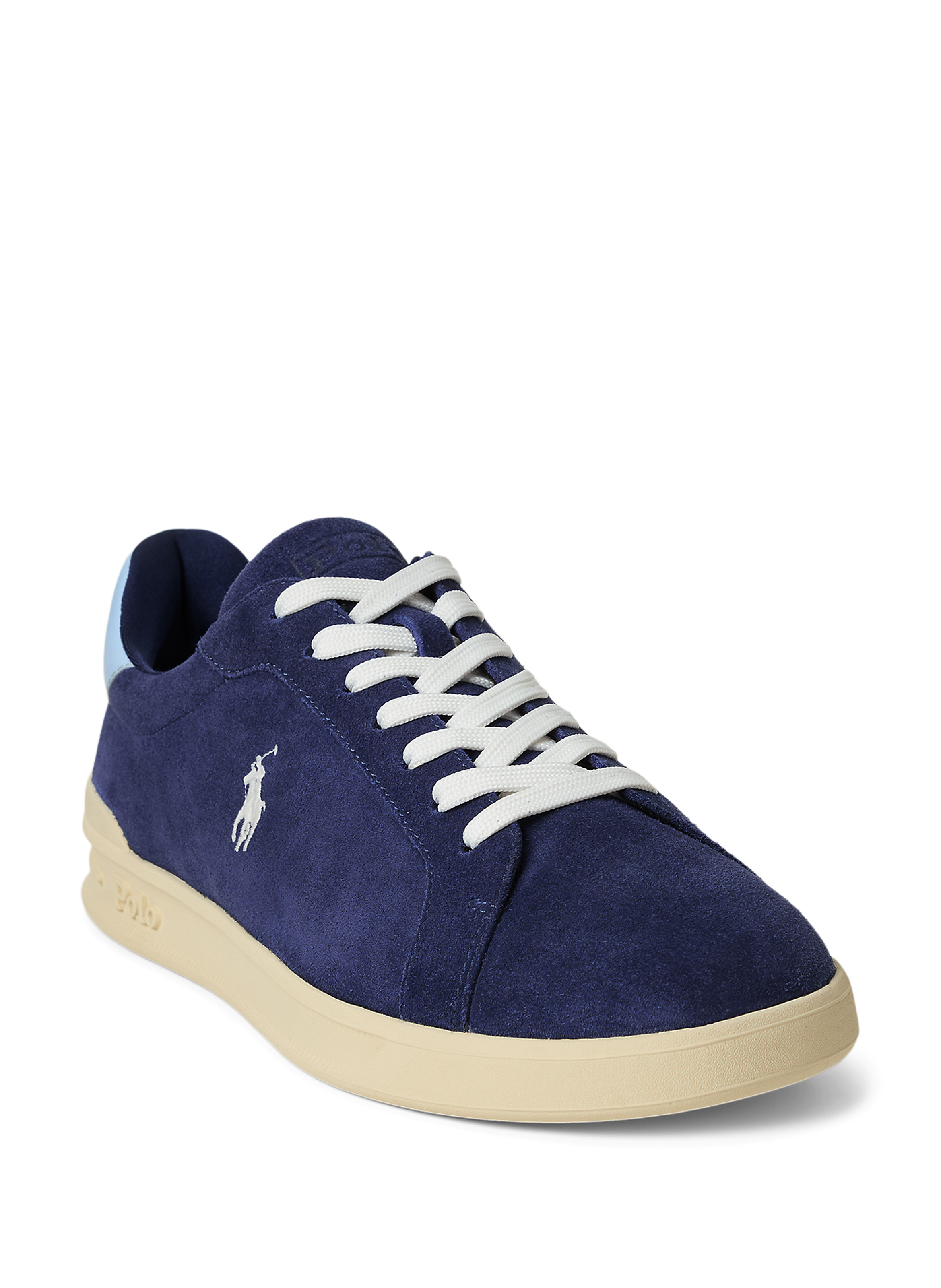 Baskets traditionnelles Court II en daim POLO RALPH LAUREN Bleu