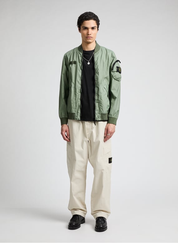Bomber uni  | Vert by STONE ISLAND Bomber uni  Vert
