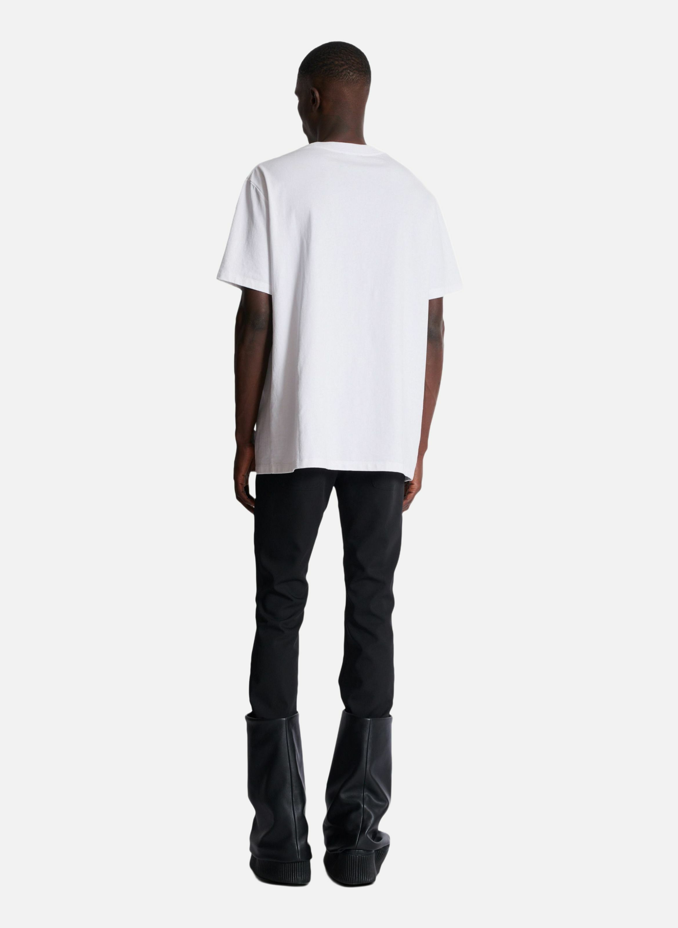 T-shirt floqué balmain lettre BALMAIN Blanc