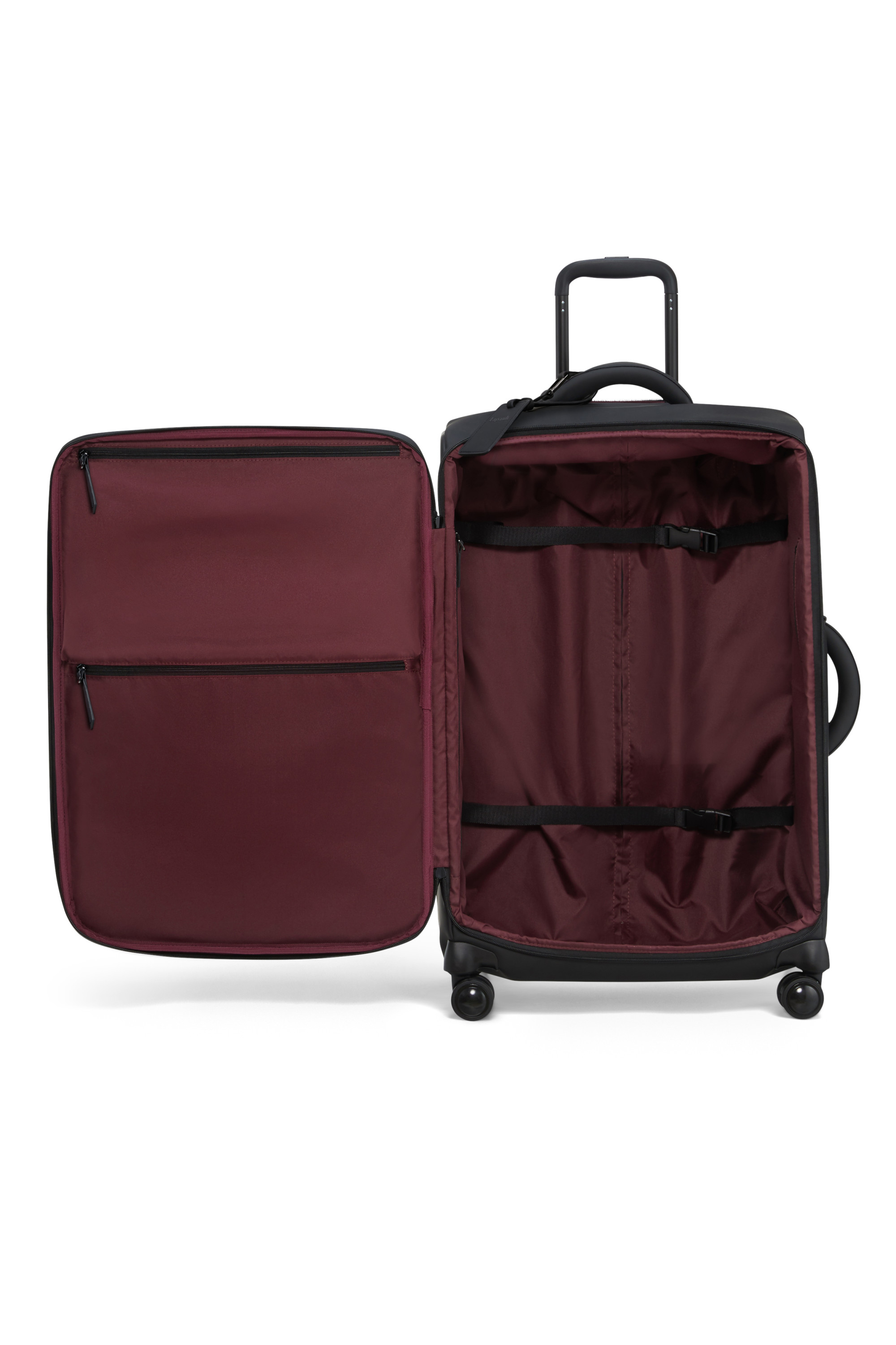 Lost in berlin valise 4 roues taille l LIPAULT PARIS Noir