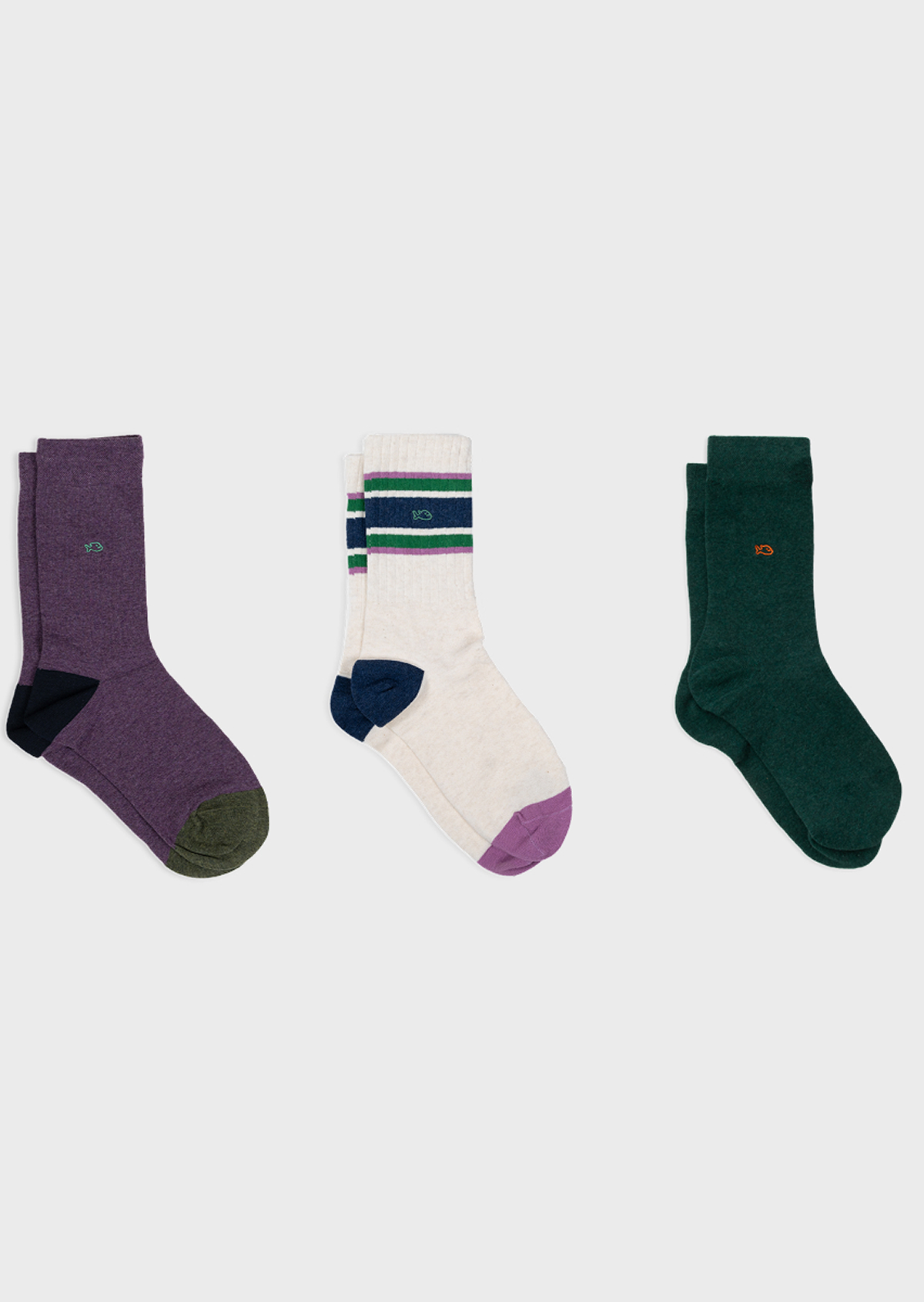 Coffret de 3 chaussettes homme BILLYBELT Bleu