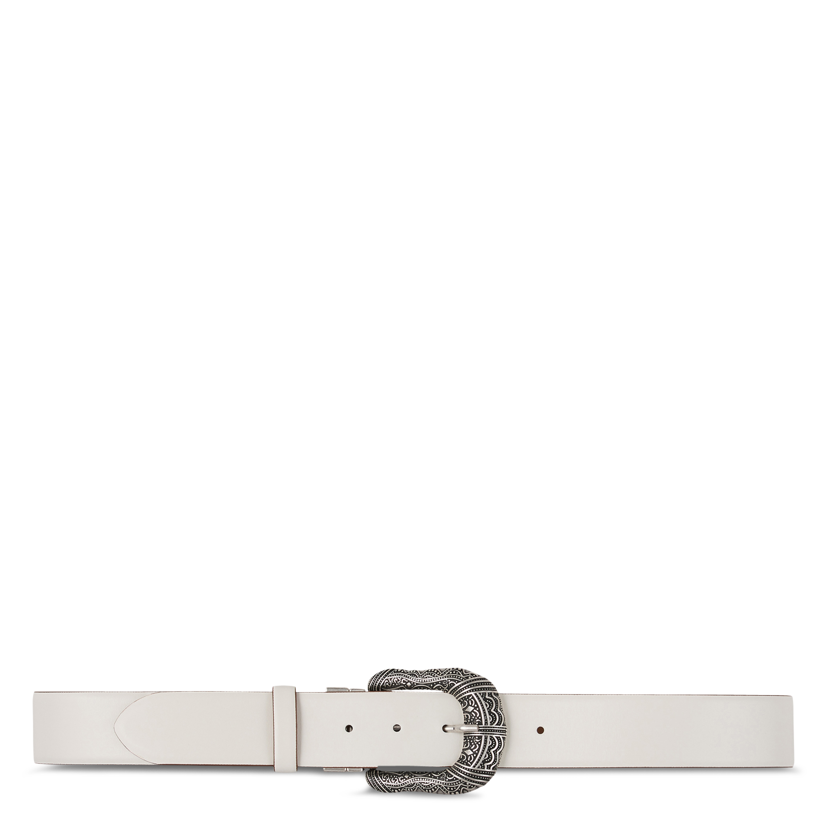 Ceinture en cuir brasta BA&SH Marron