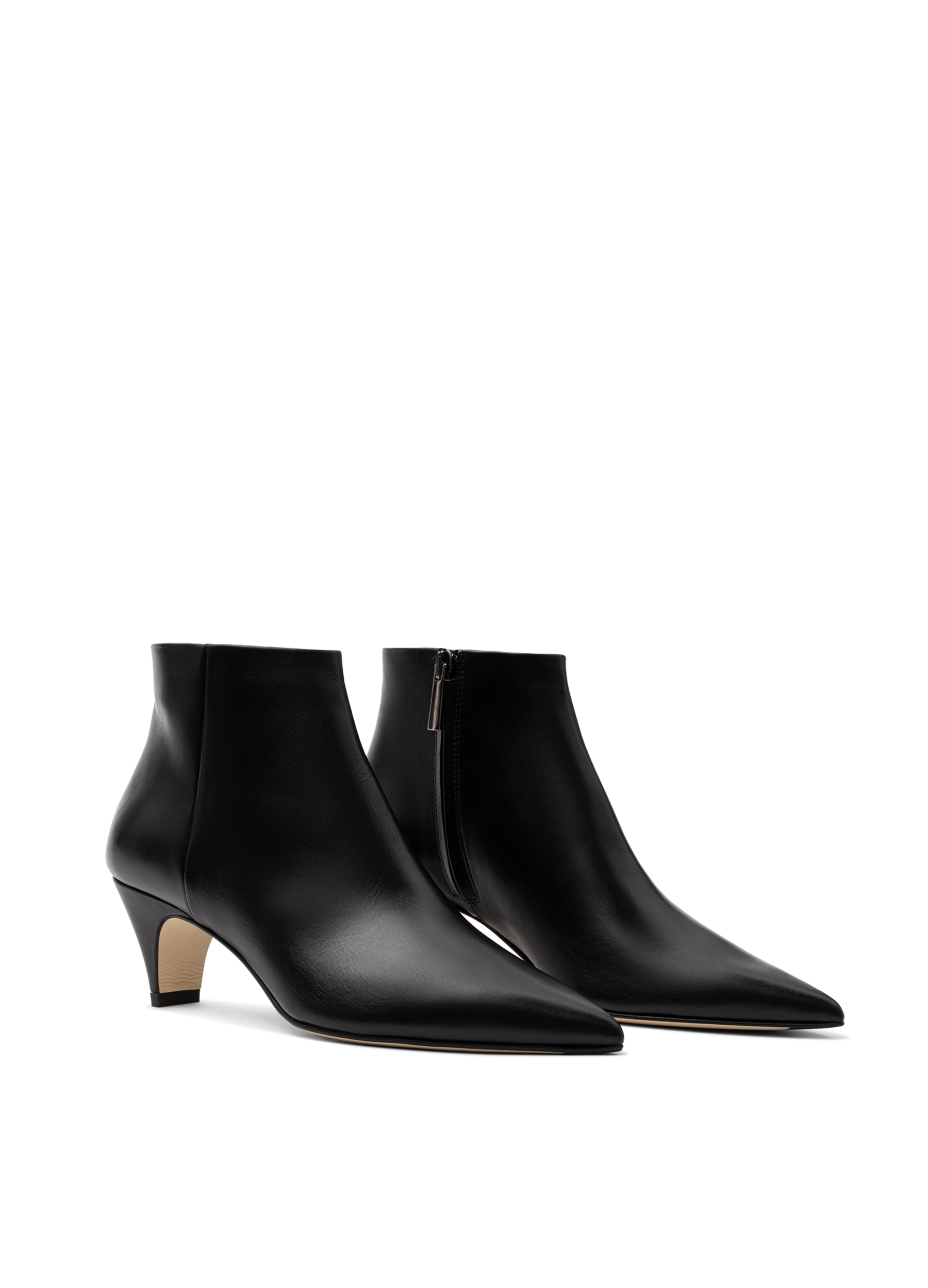 Bottines rimo en veau lisse PARALLELE Noir