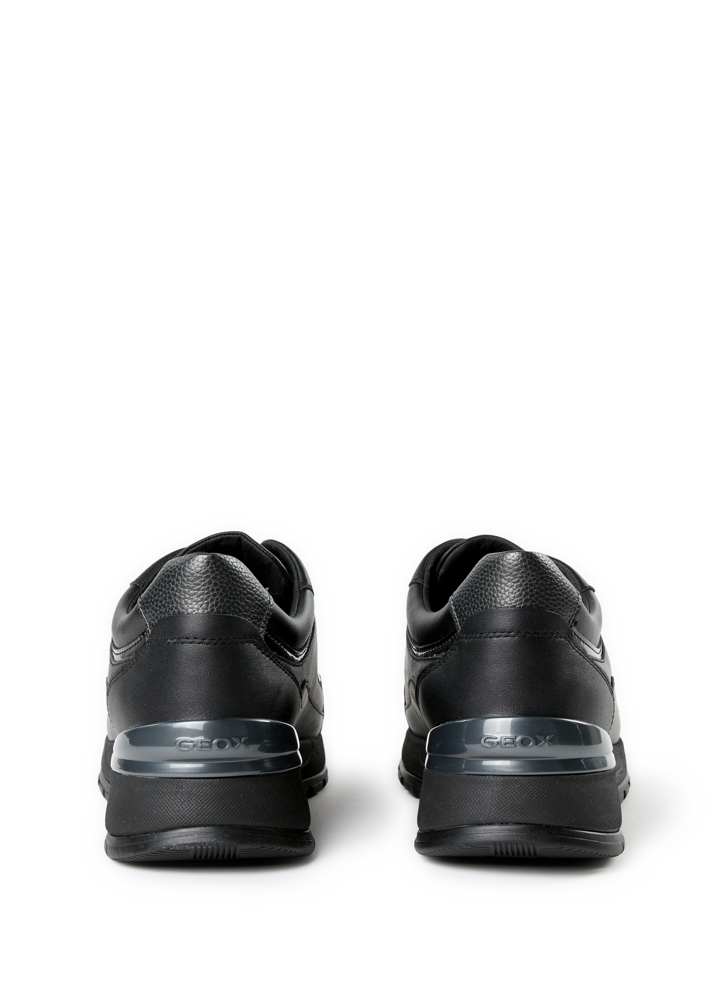 Desya mixed leather sneakers GEOX Black