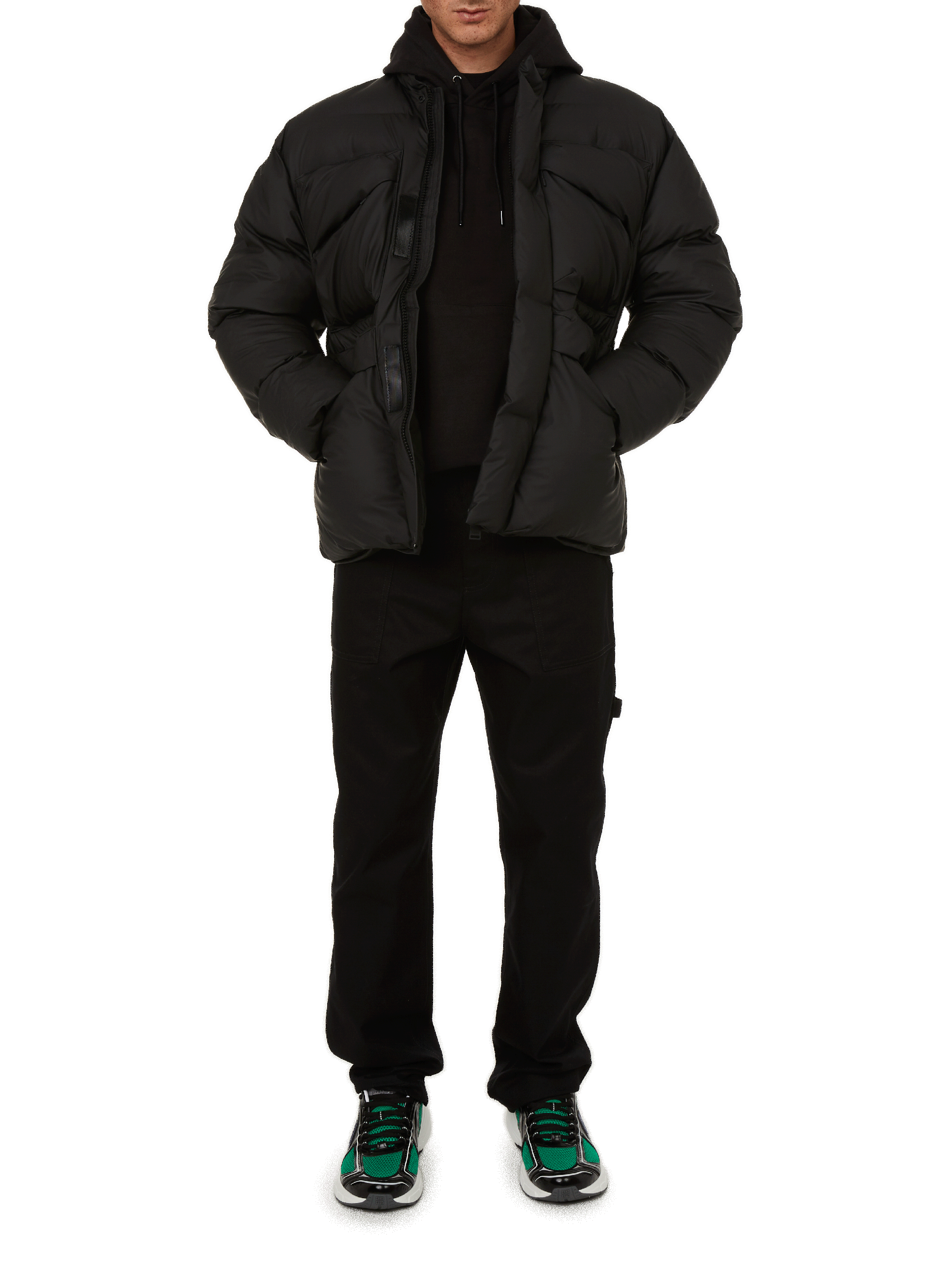 Quilted down jacket  RAINS Black