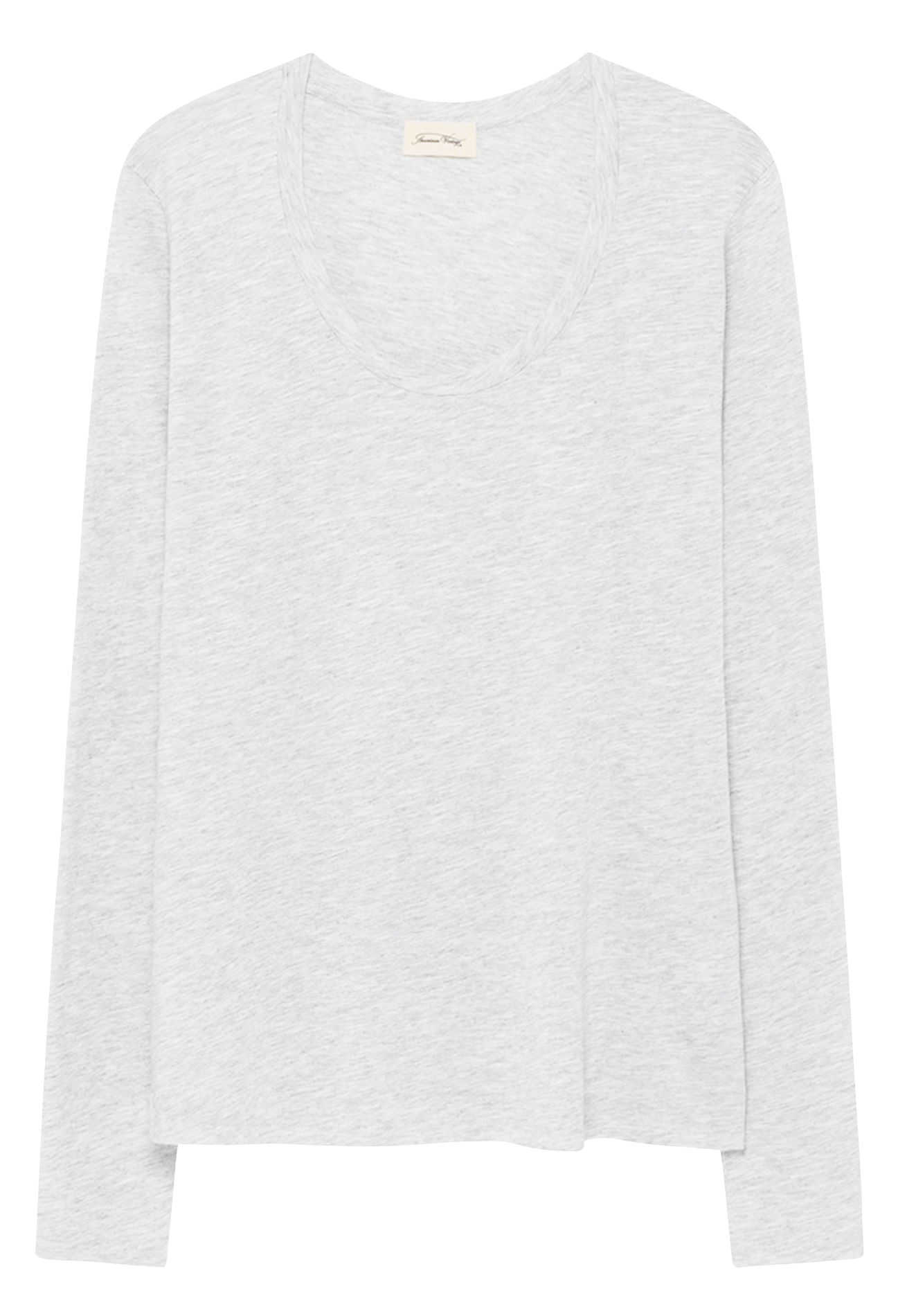 Tee-shirt col rond en coton jacksonville AMERICAN VINTAGE Gris