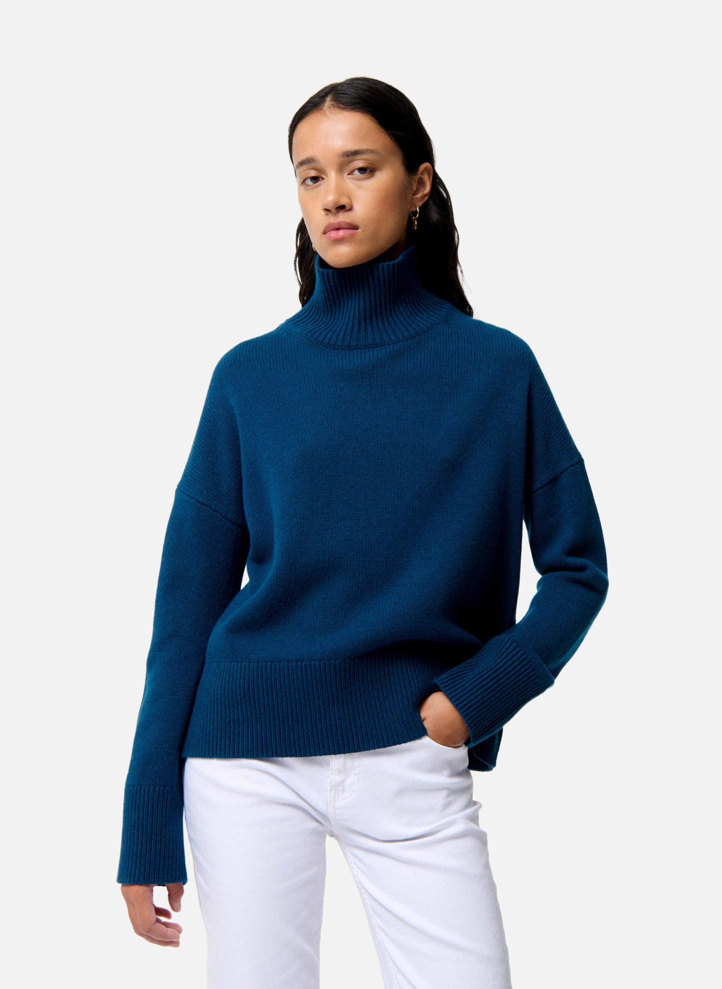 Pull malo   Bleu canard