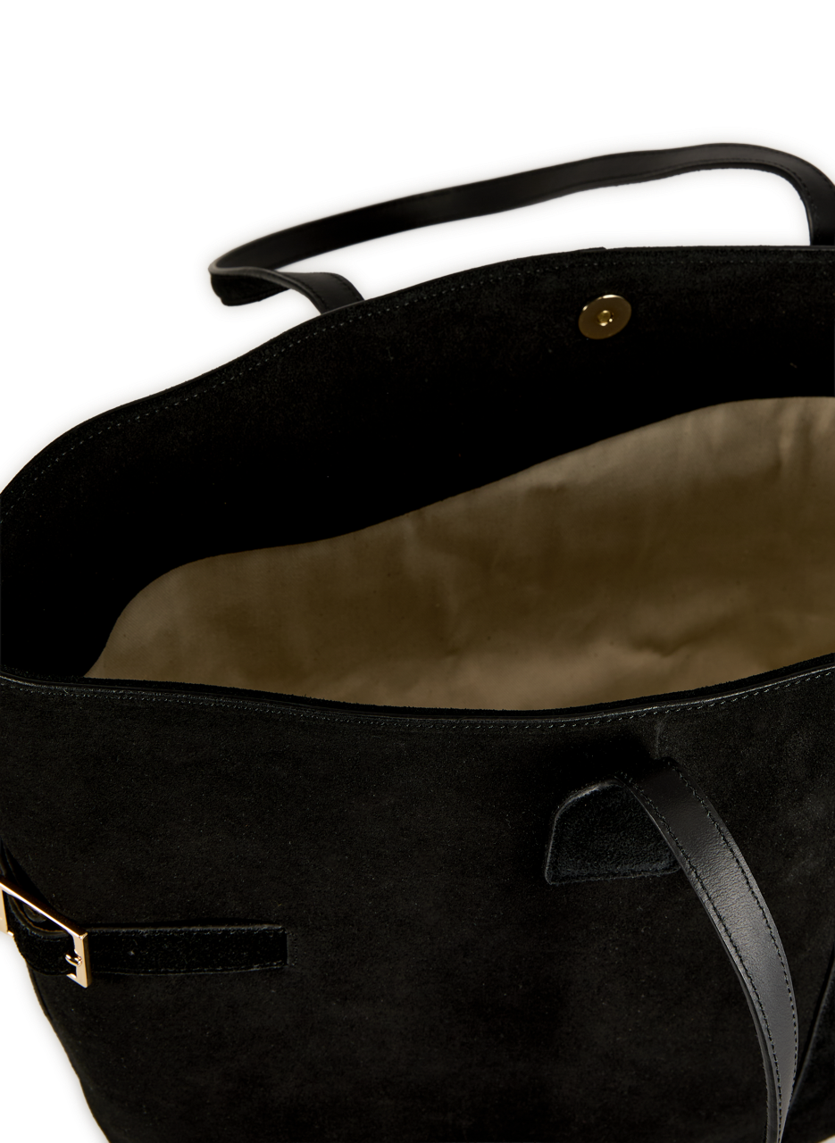 Sac fourre-tout Lesley en cuir FLATTERED Noir