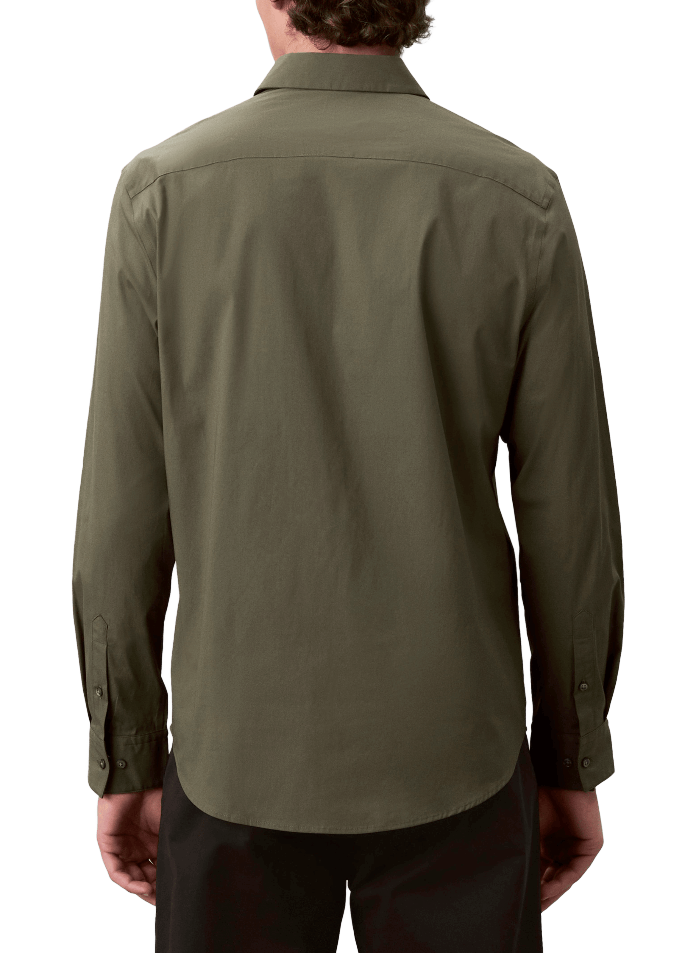 Chemise stretch CALVIN KLEIN Kaki