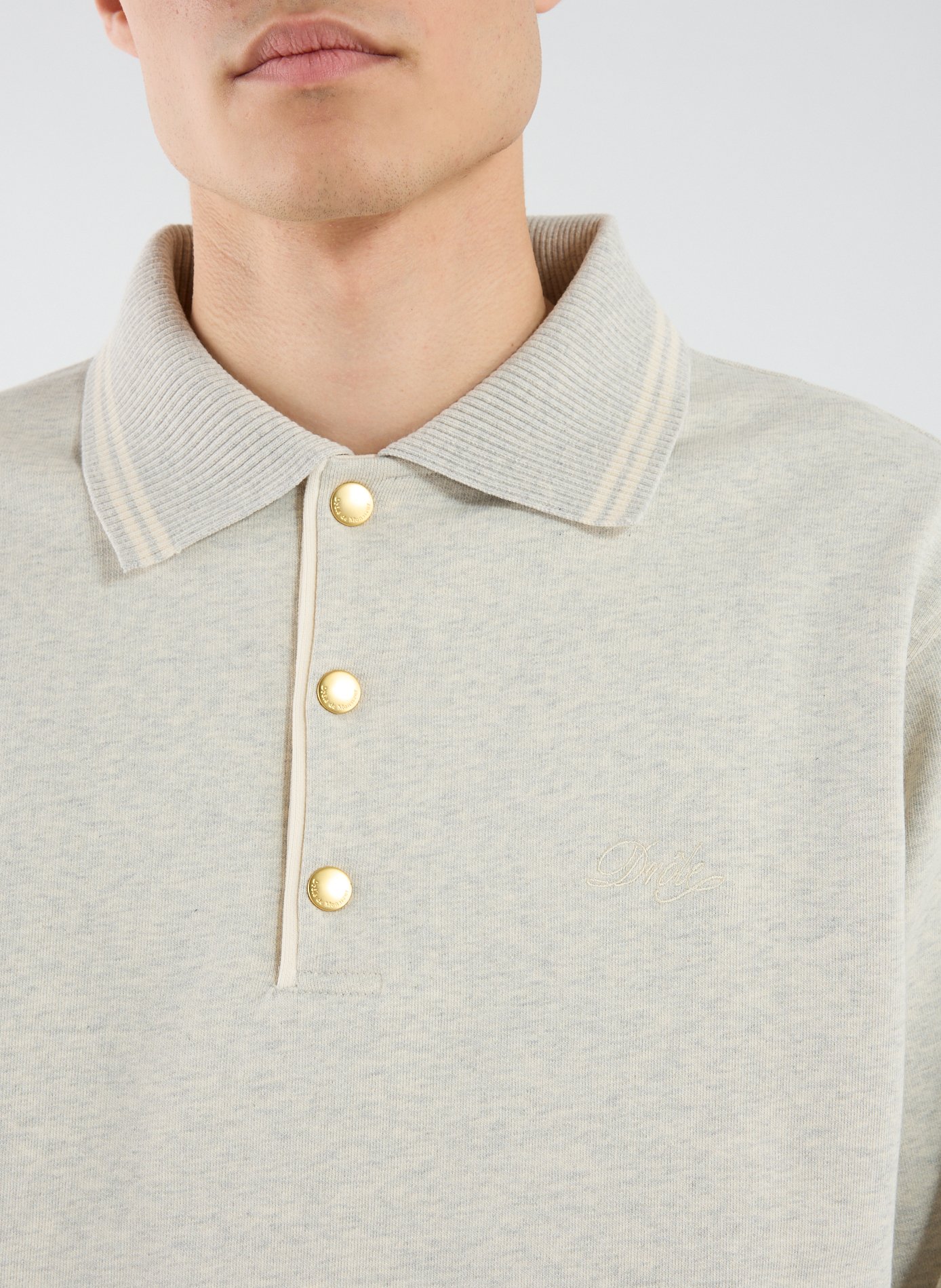 Le polo Drôle DROLE DE MONSIEUR Gris