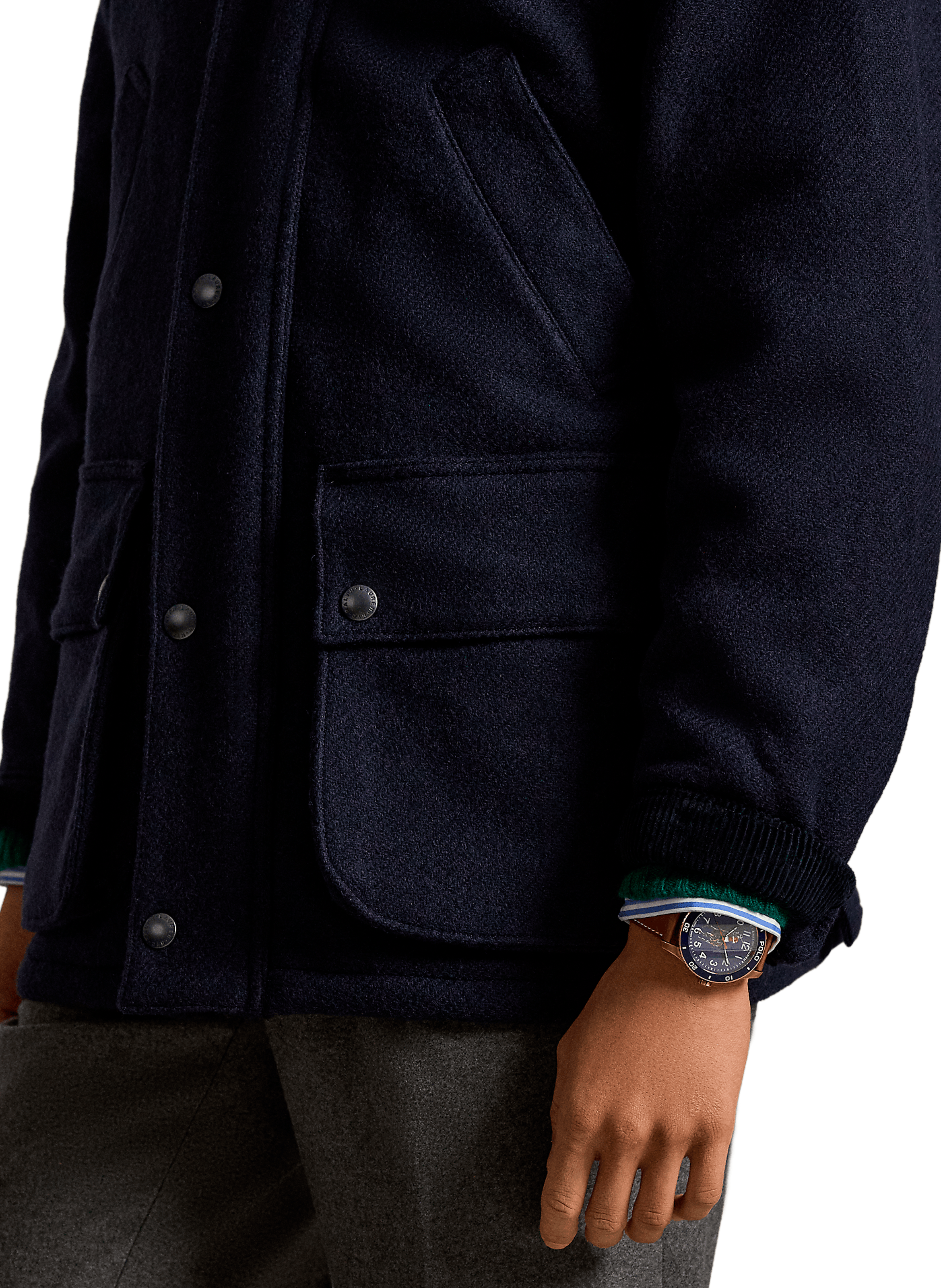 Wool jacket POLO RALPH LAUREN Blue