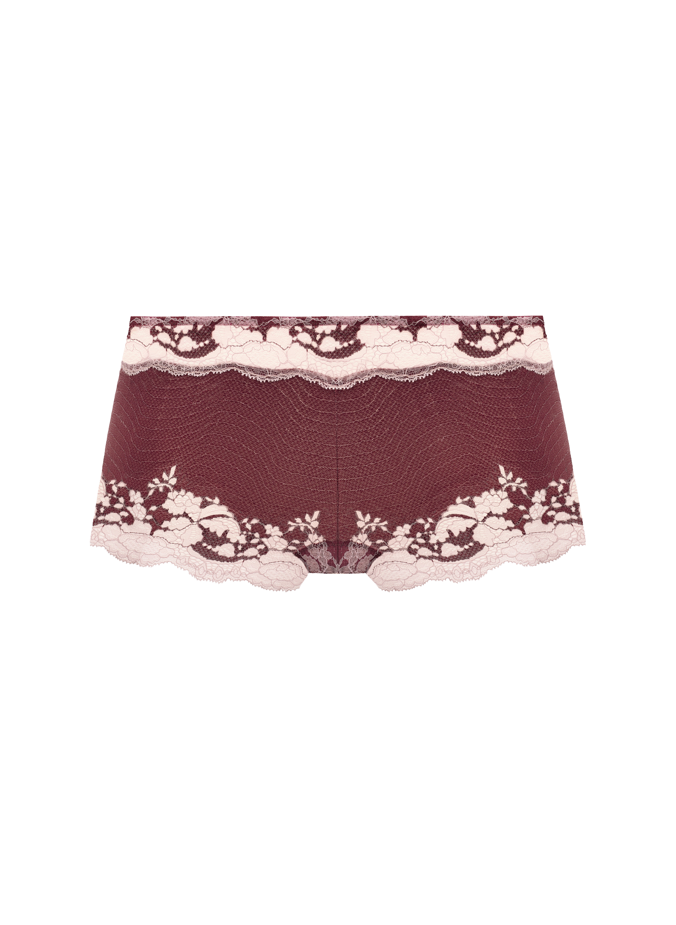 Kurzes Kleid aus floraler Spitze WACOAL Rot