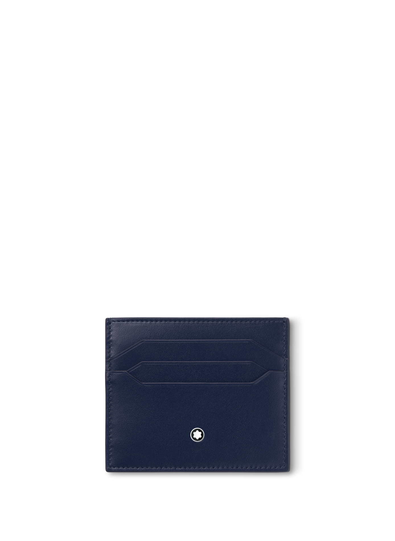  Leather card holder MONTBLANC Blue
