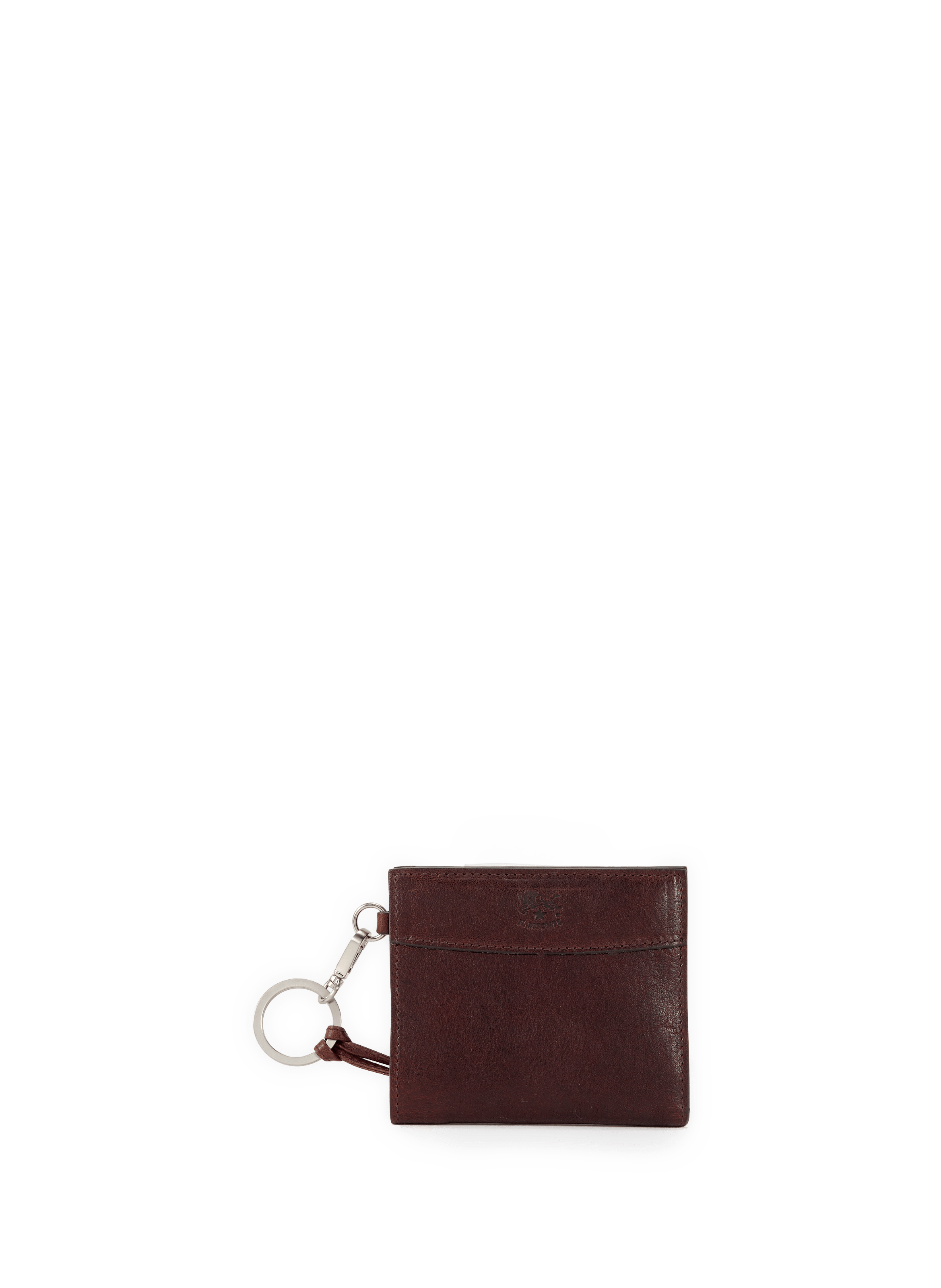  Leather card holder IL BISONTE Brown