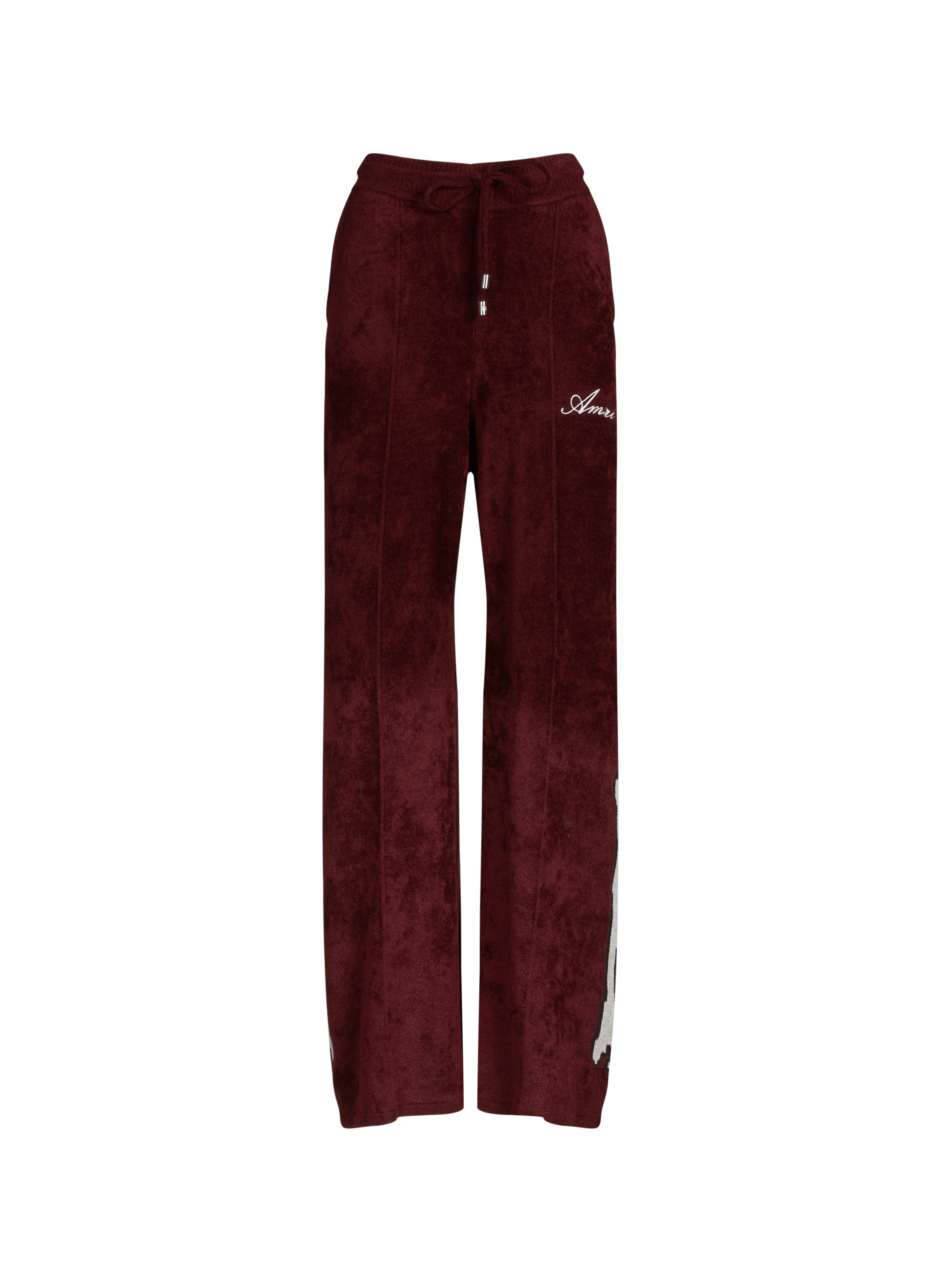 Pantalon de survêtement en velours  AMIRI Rouge