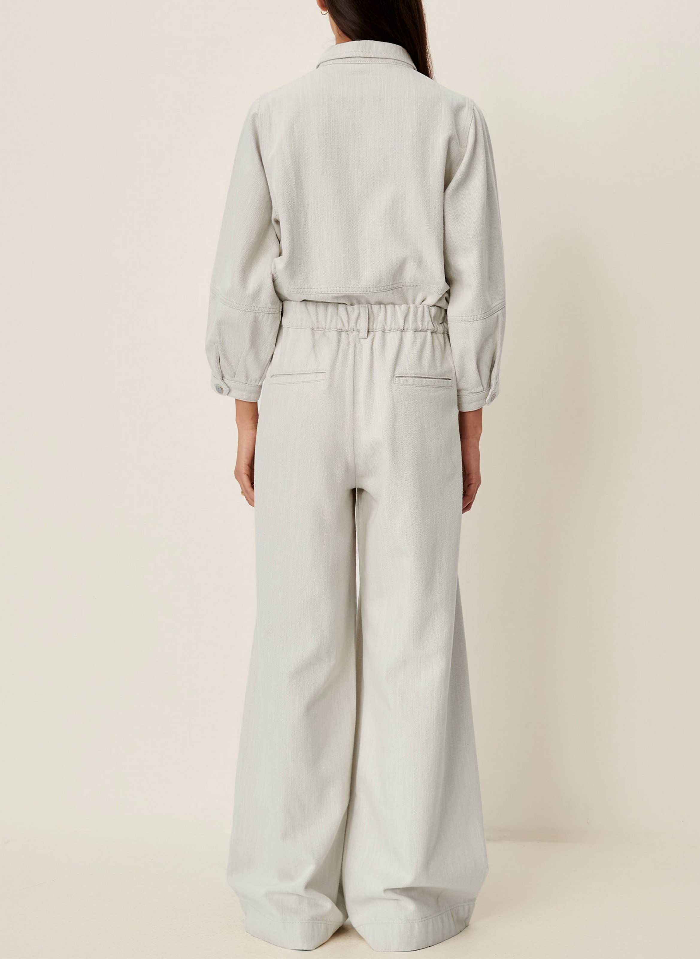 Veste col classique en jean leone SESSUN Bleu