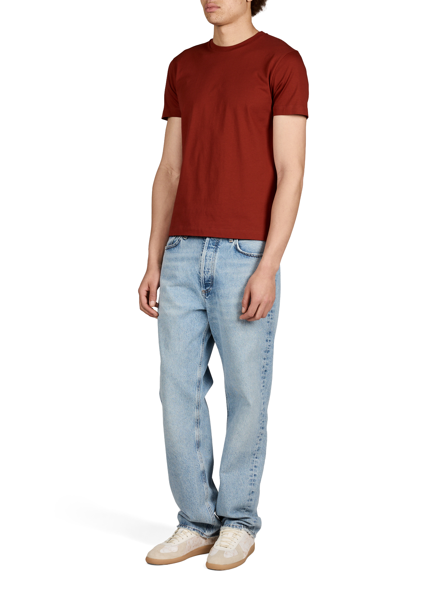 T-shirt Jeff-O in cotton AU PRINTEMPS PARIS Brown