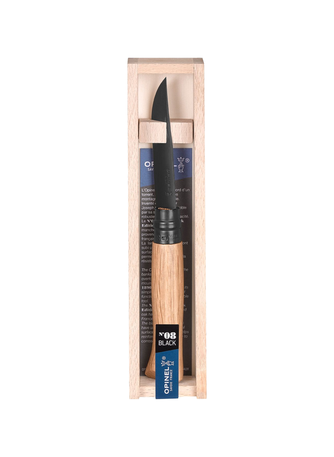 Couteau de poche Plumier en acier inoxydable OPINEL Noir