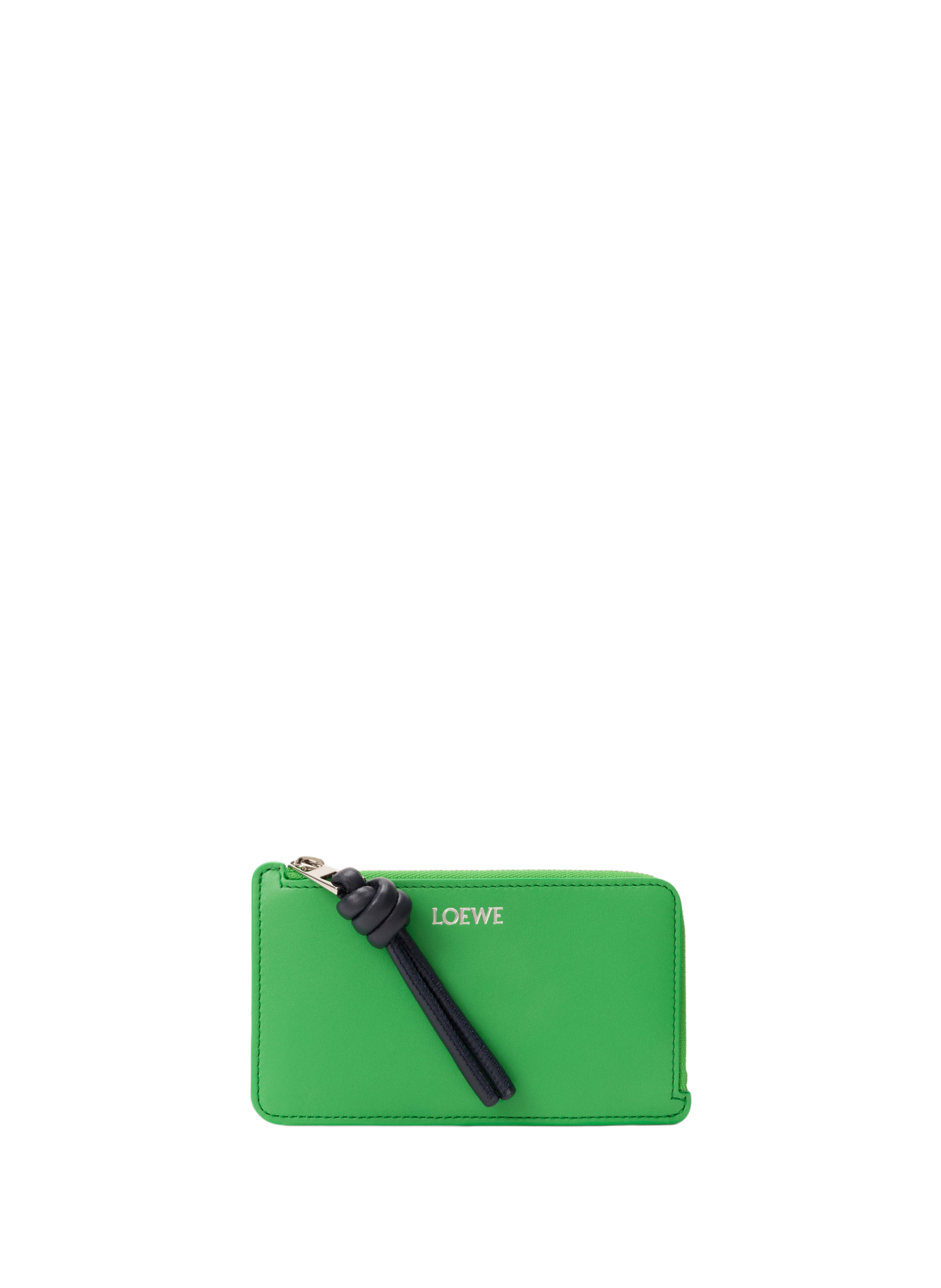Card holder and coin purse Knot in shiny nappa calf leather. LOEWE Green