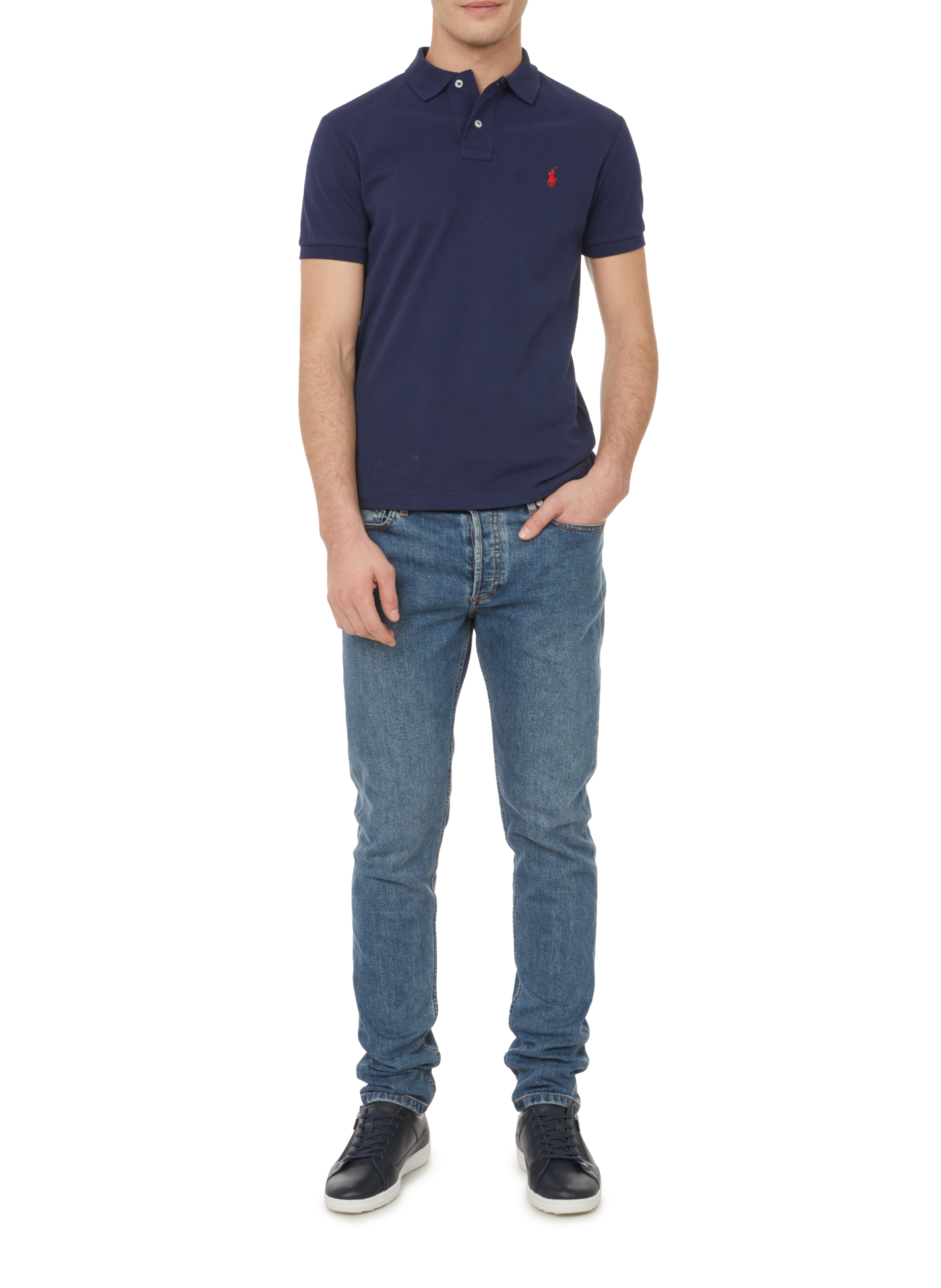 Cotton logo baseball cap POLO RALPH LAUREN Blue