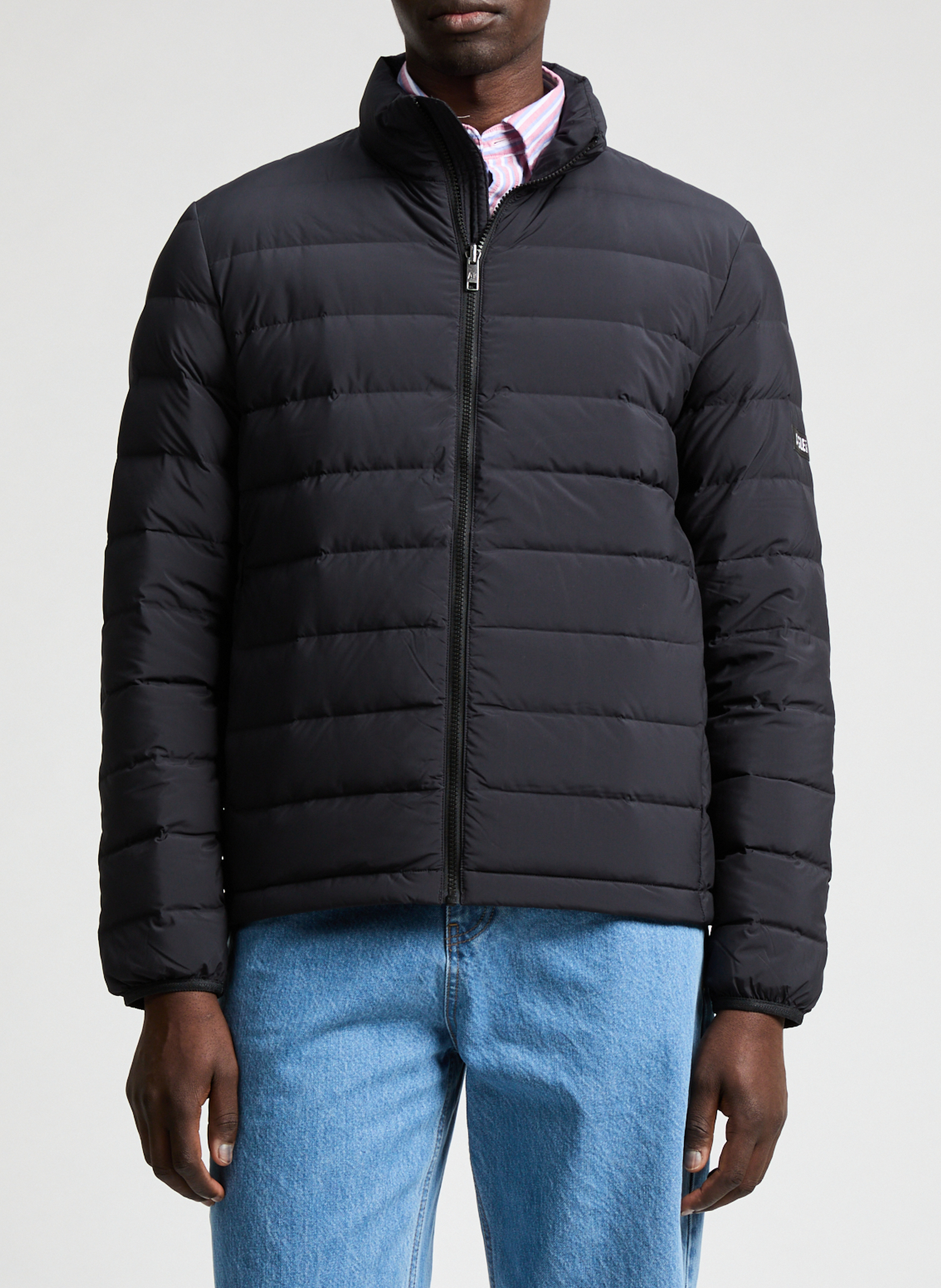 Duck down puffer jacket AIGLE Black