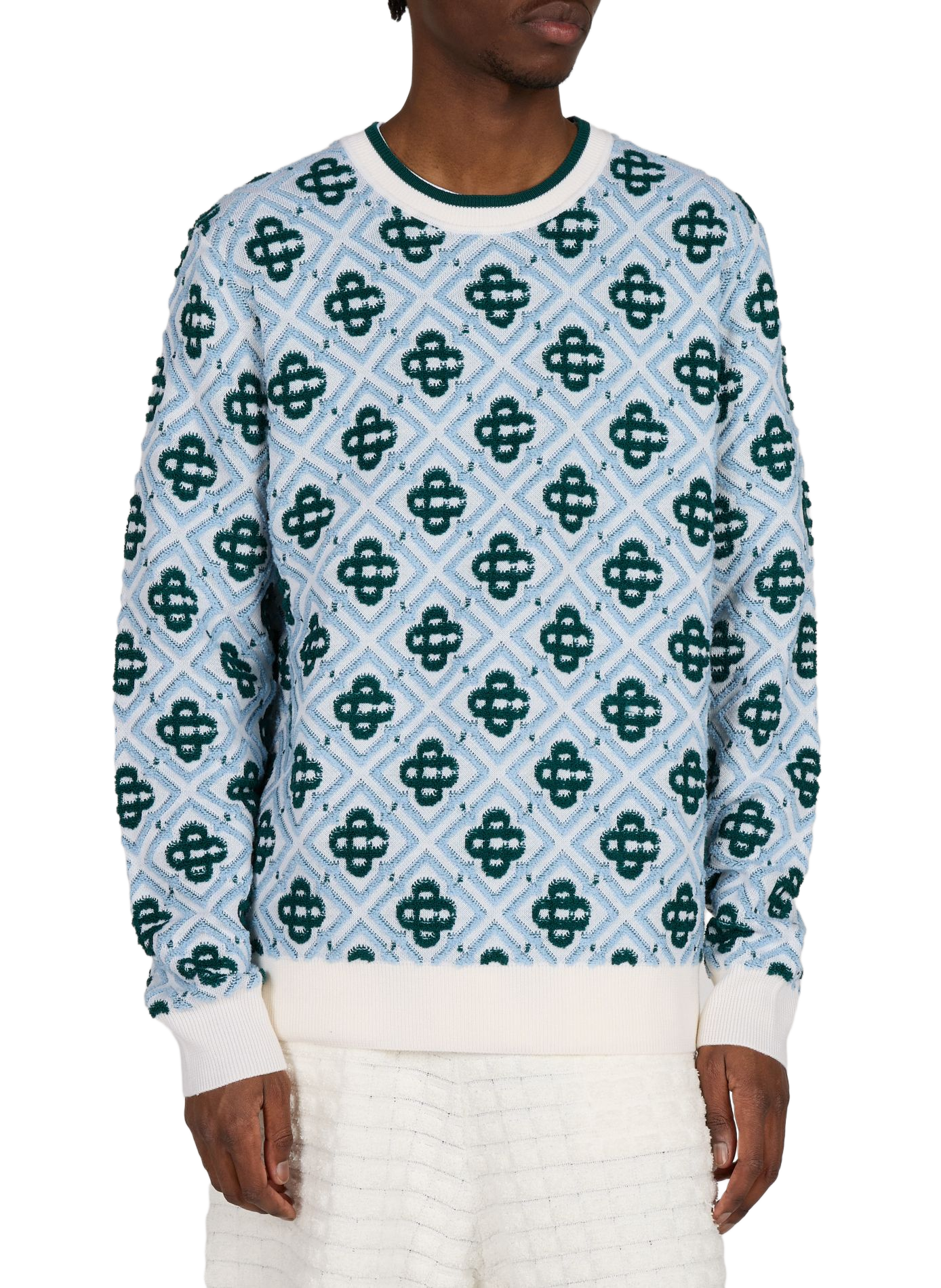 Wool logo sweater CASABLANCA PARIS Multicolour