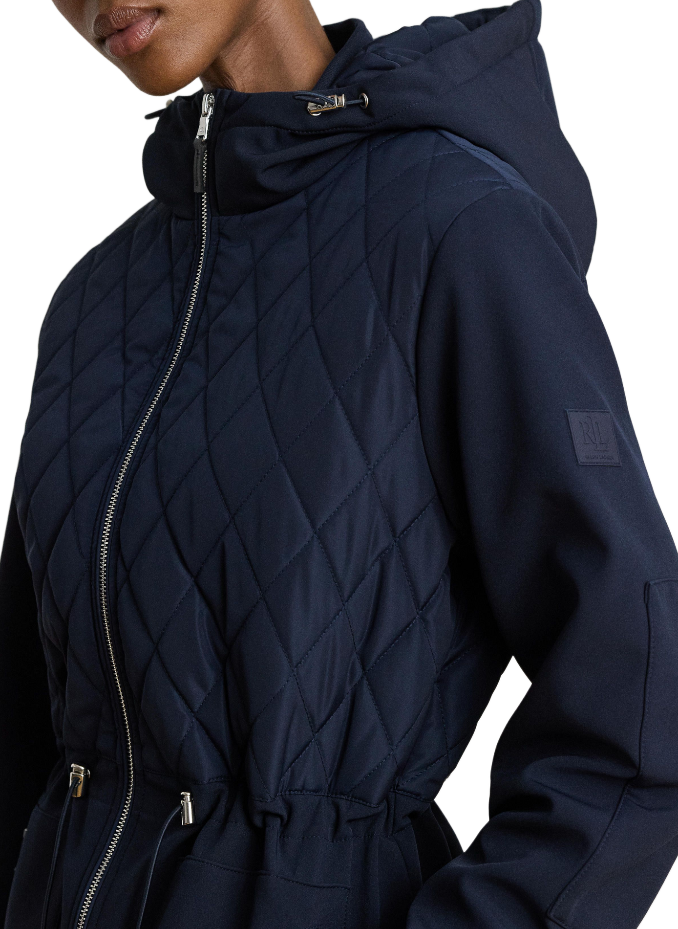 Quilted Hooded Parka LAUREN Blue