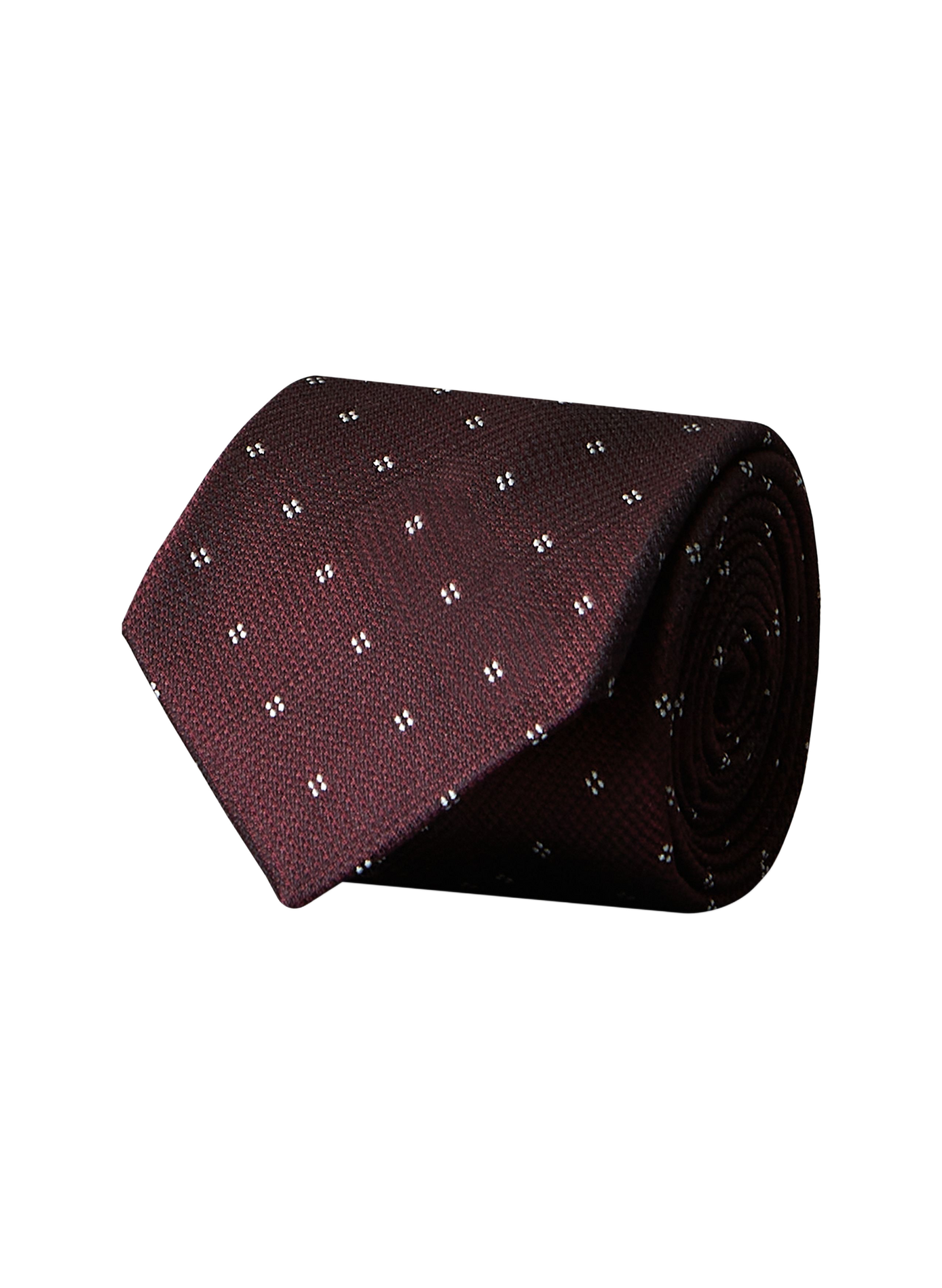 Seidenschlips mit Druck CALVIN KLEIN Rot