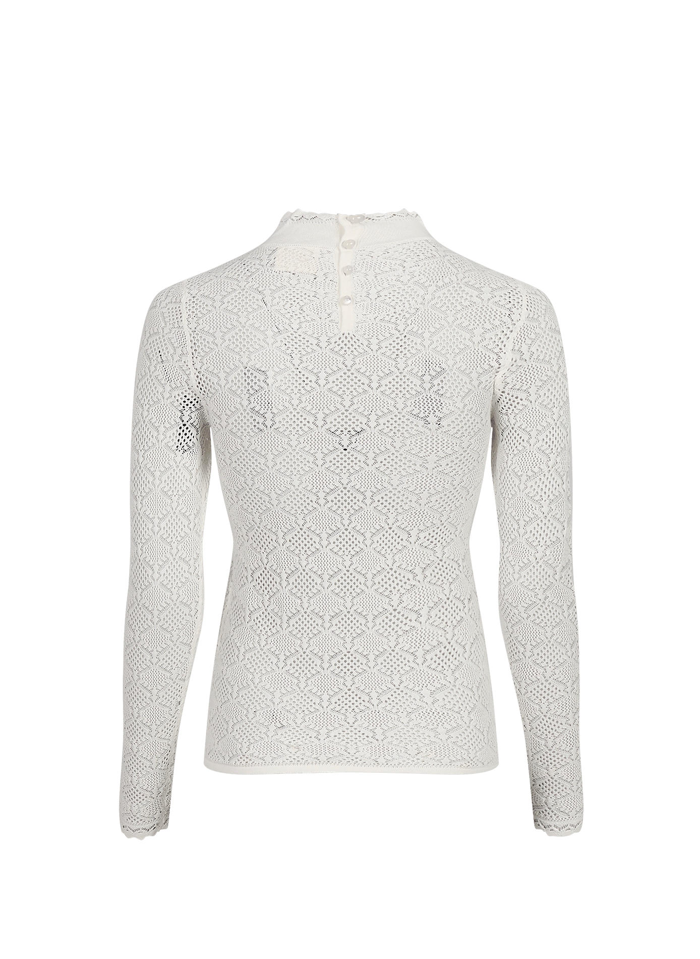 Top straight collar embroidered in blended cotton PETITE MENDIGOTE Beige