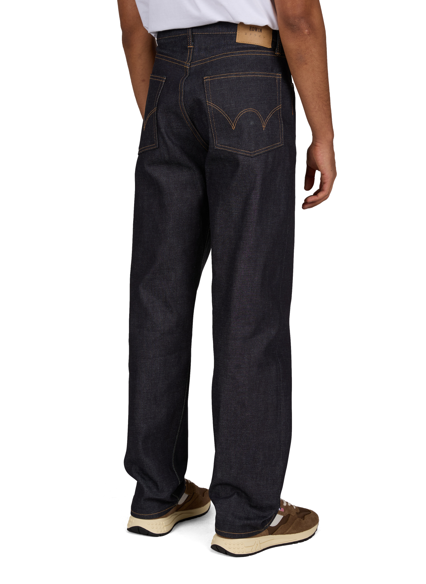 Weite Baumwolljeans EDWIN Blau