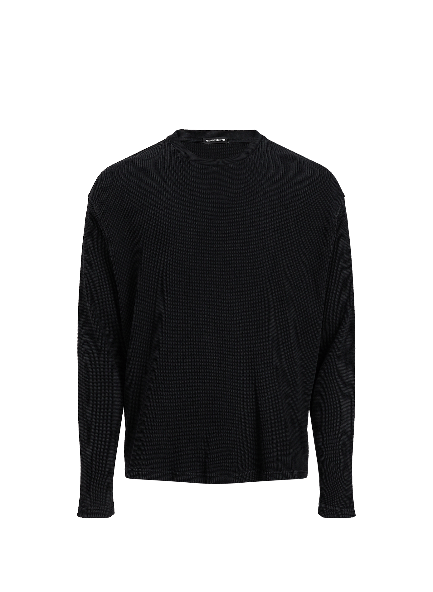 Relaxed-Fit Embossed Crew-Neck T-Shirt ANN DEMEULEMEESTER Black