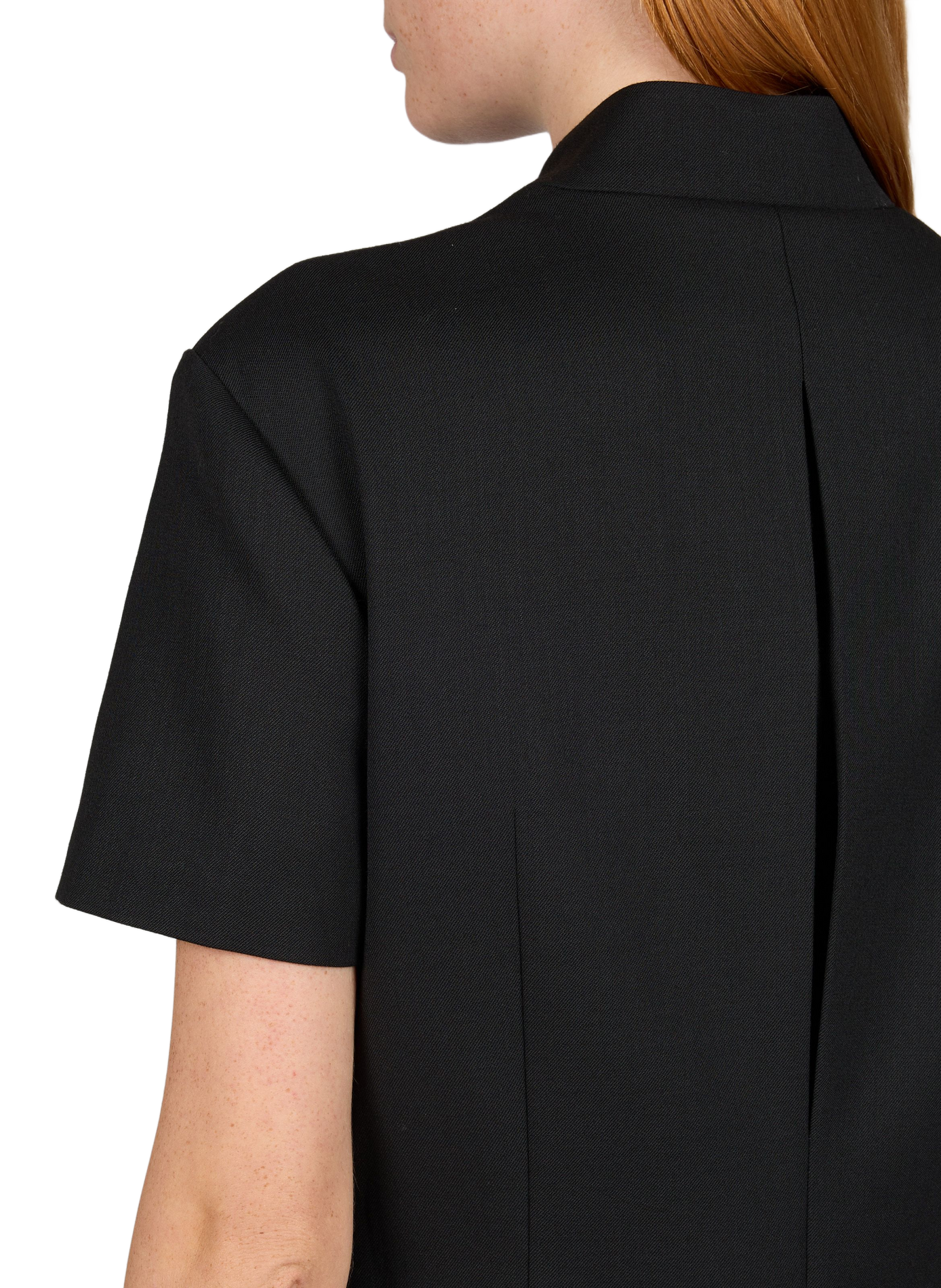 Short mandarin-collar dress COPERNI Black
