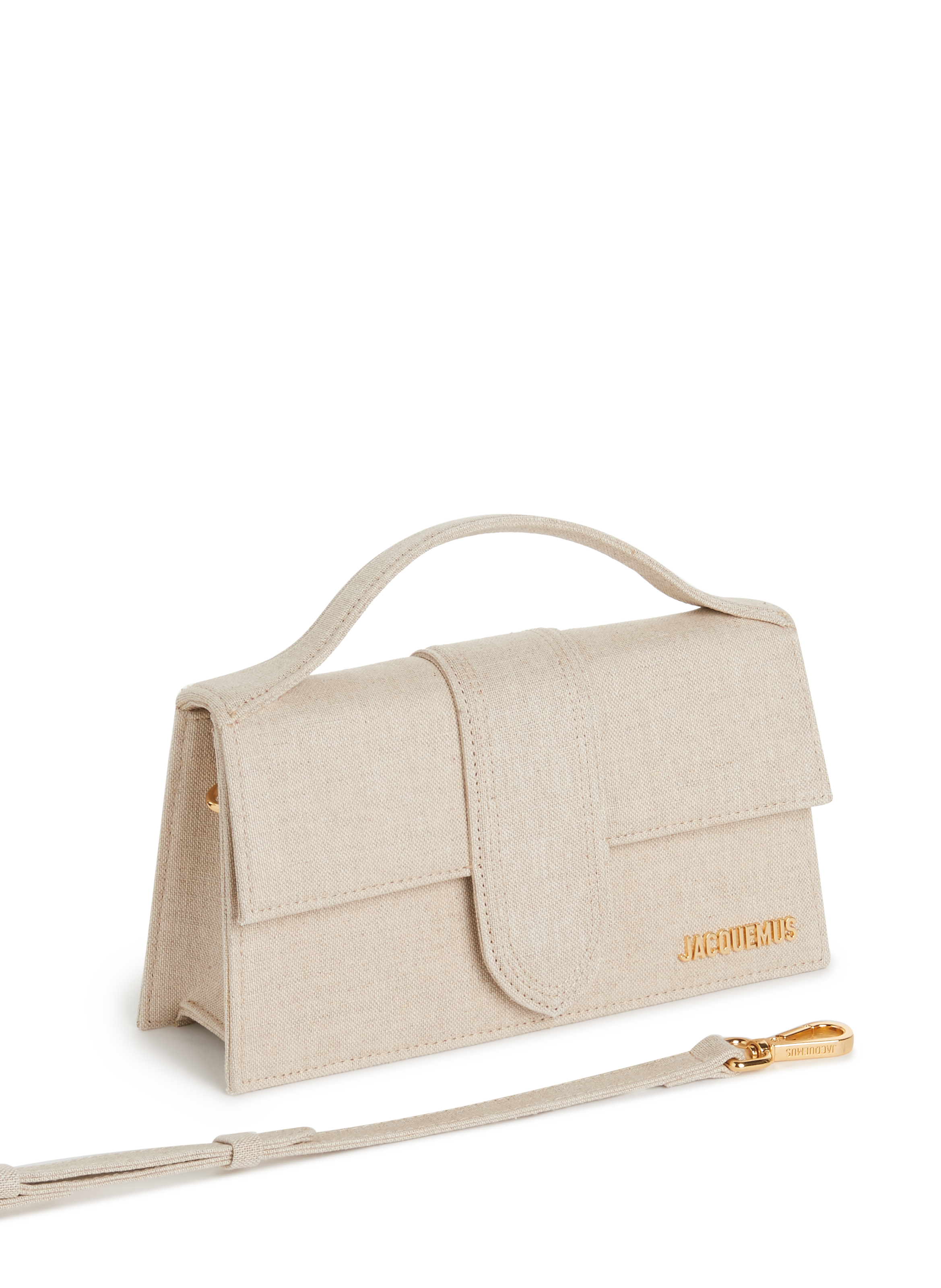 Le Grand Bambino cotton canvas bag JACQUEMUS Beige