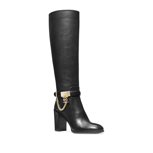 Bottes hautes en cuir