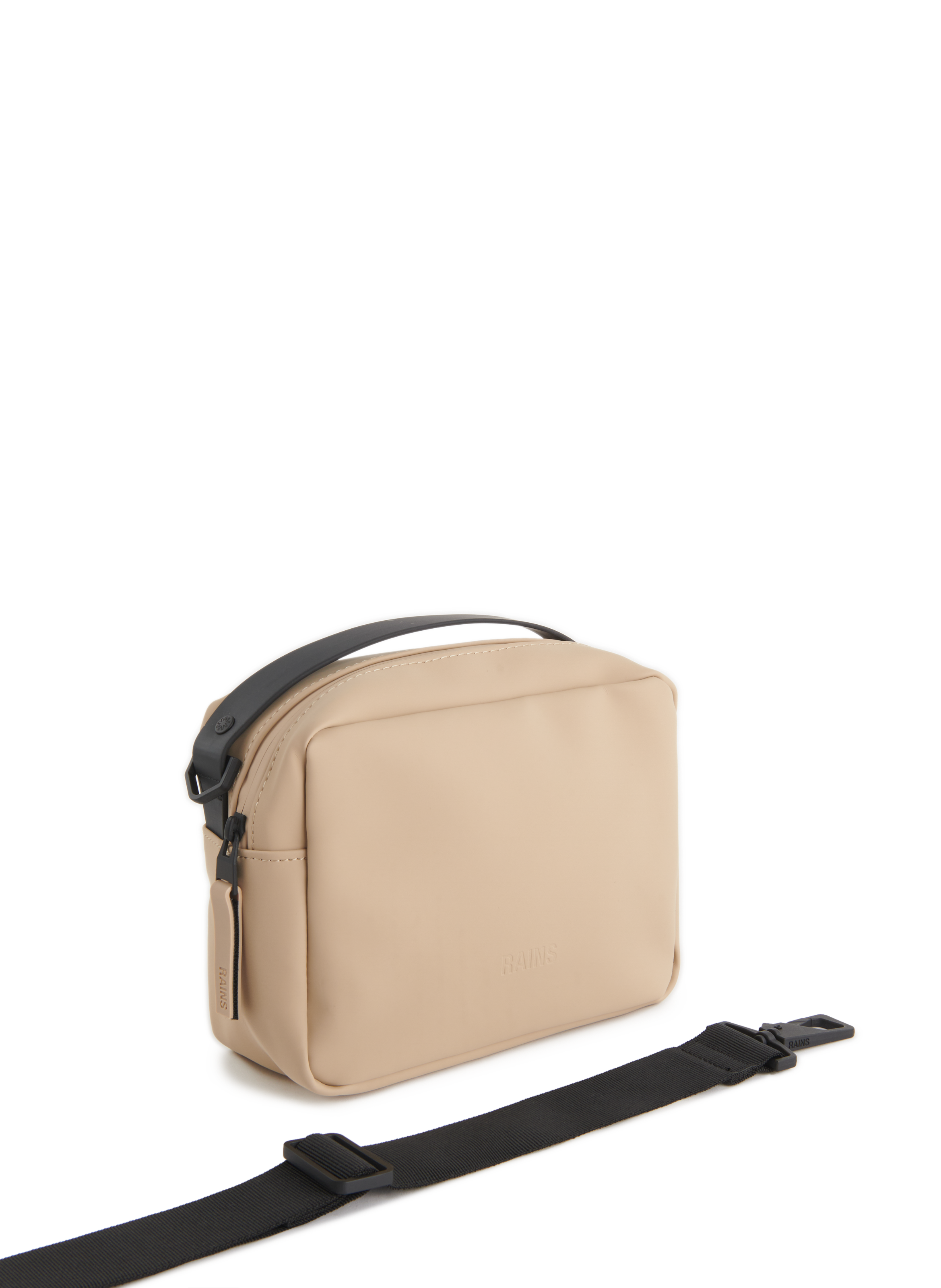 Sac à bandoulière Box Bag RAINS Marron