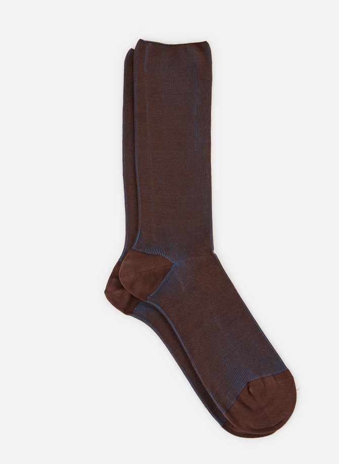 Knee high socks with DORÉ DORÉ pattern