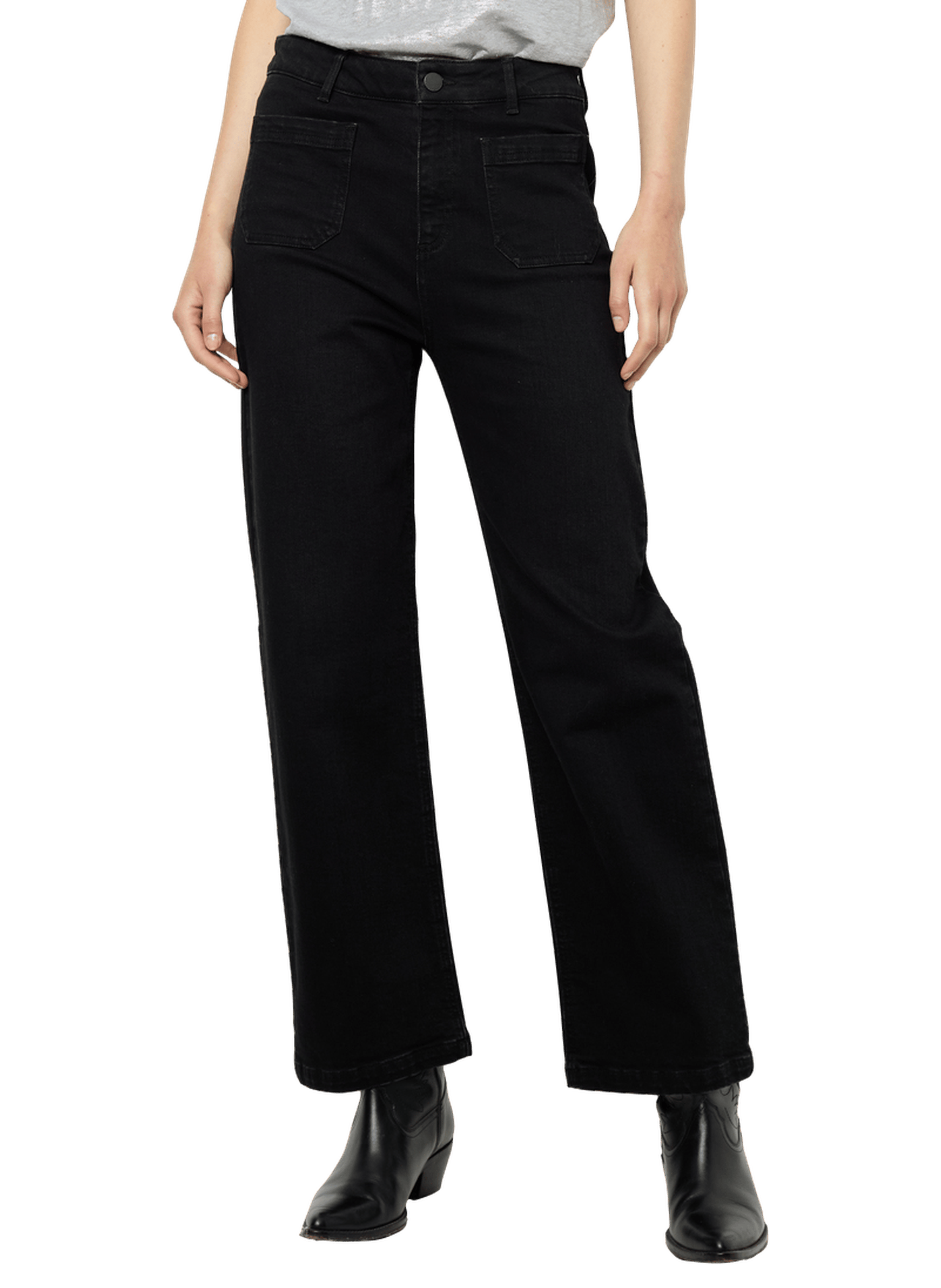 Haut Noir En Lin Neuf Avec étiquette Gérard Darel - Taille T3, étiqueté 91€