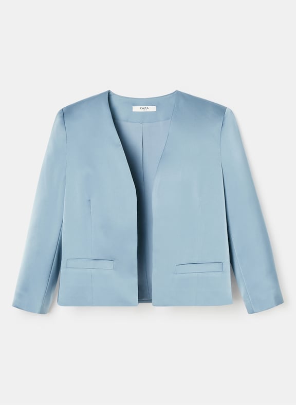 Veste nocturne droite - vickio Bleu by ZAPA ZAPA Veste nocturne droite - vickio Bleu